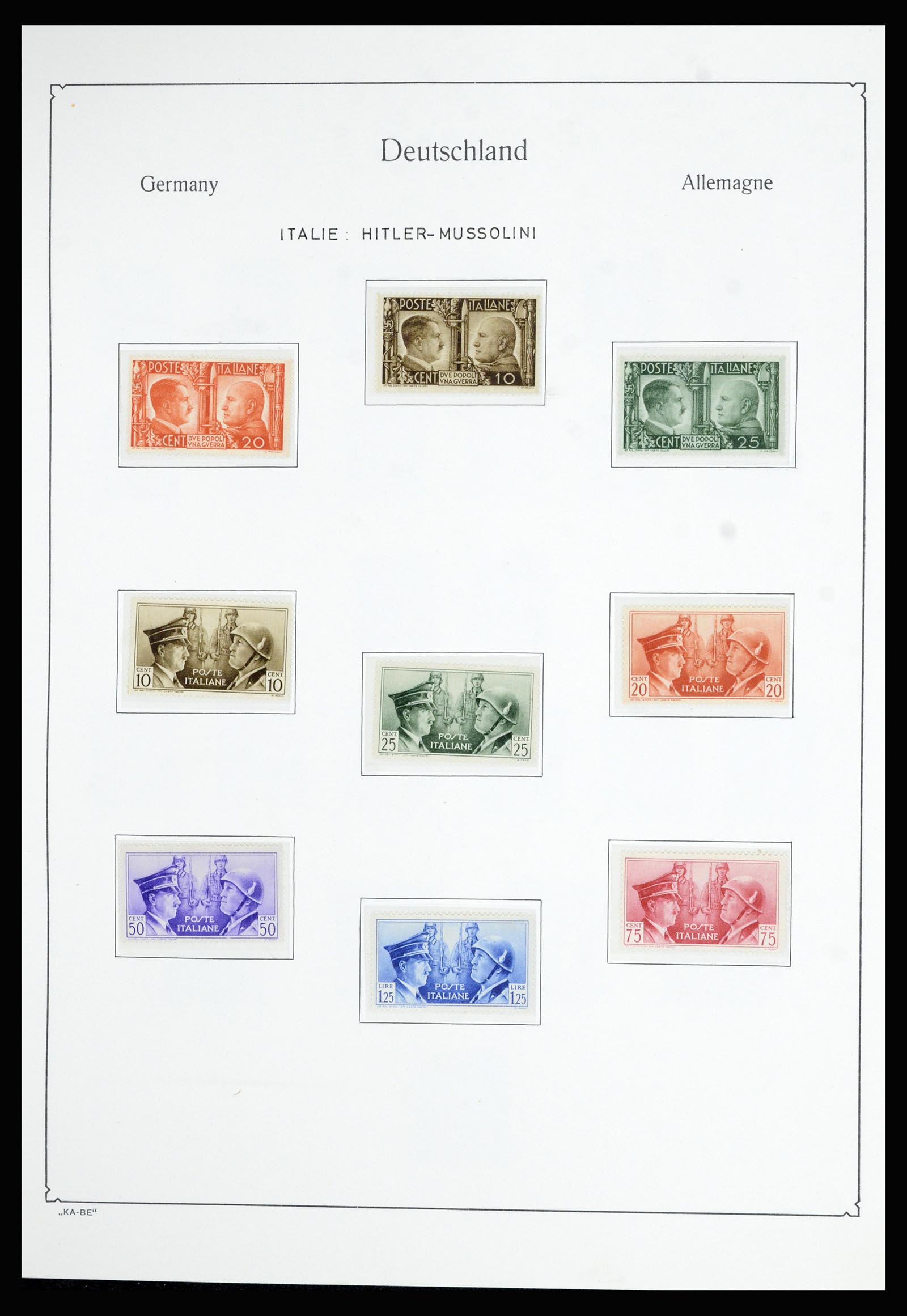 36877 067 - Stamp collection 36877 German Reich 1933-1945.