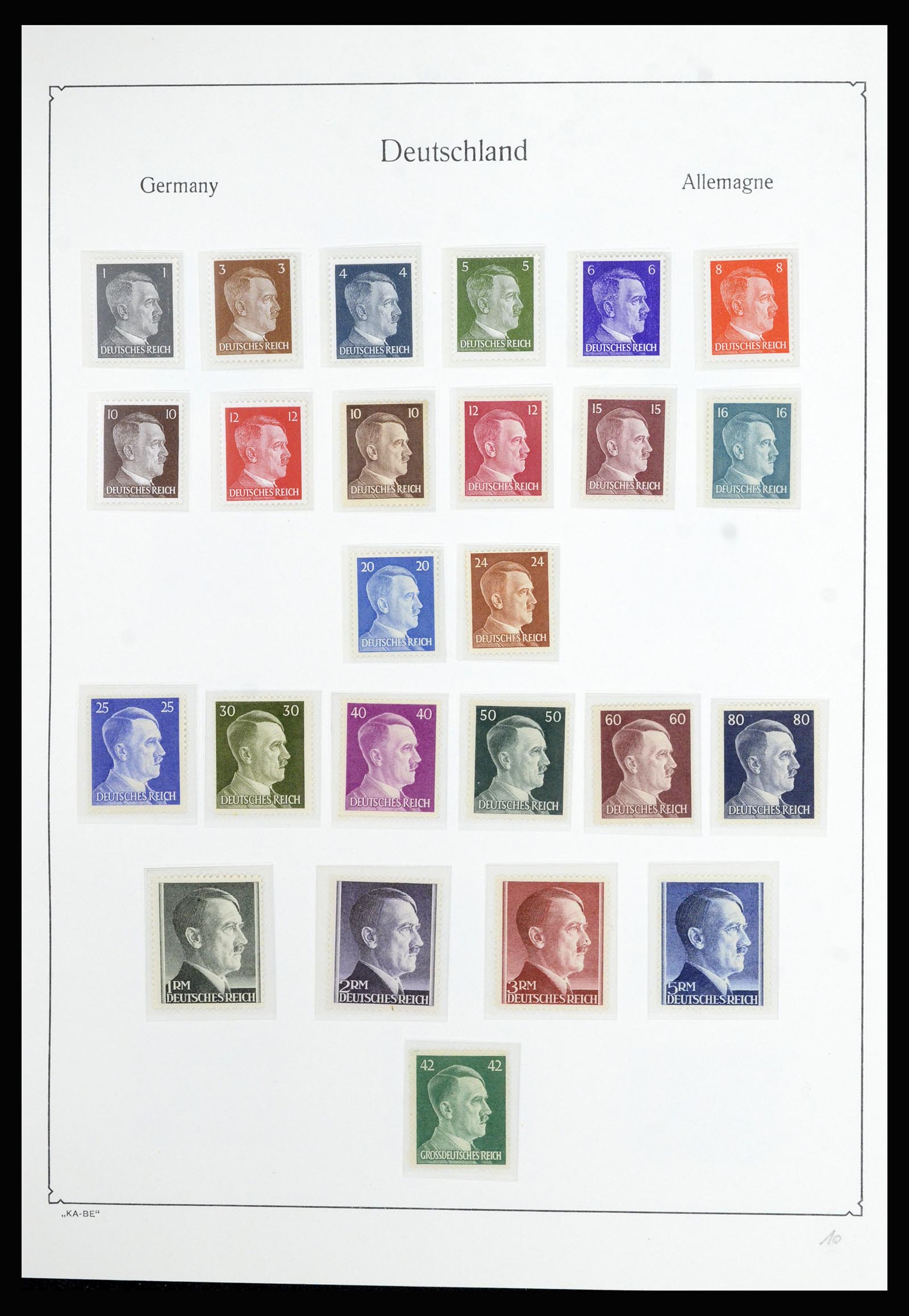 36877 068 - Stamp collection 36877 German Reich 1933-1945.