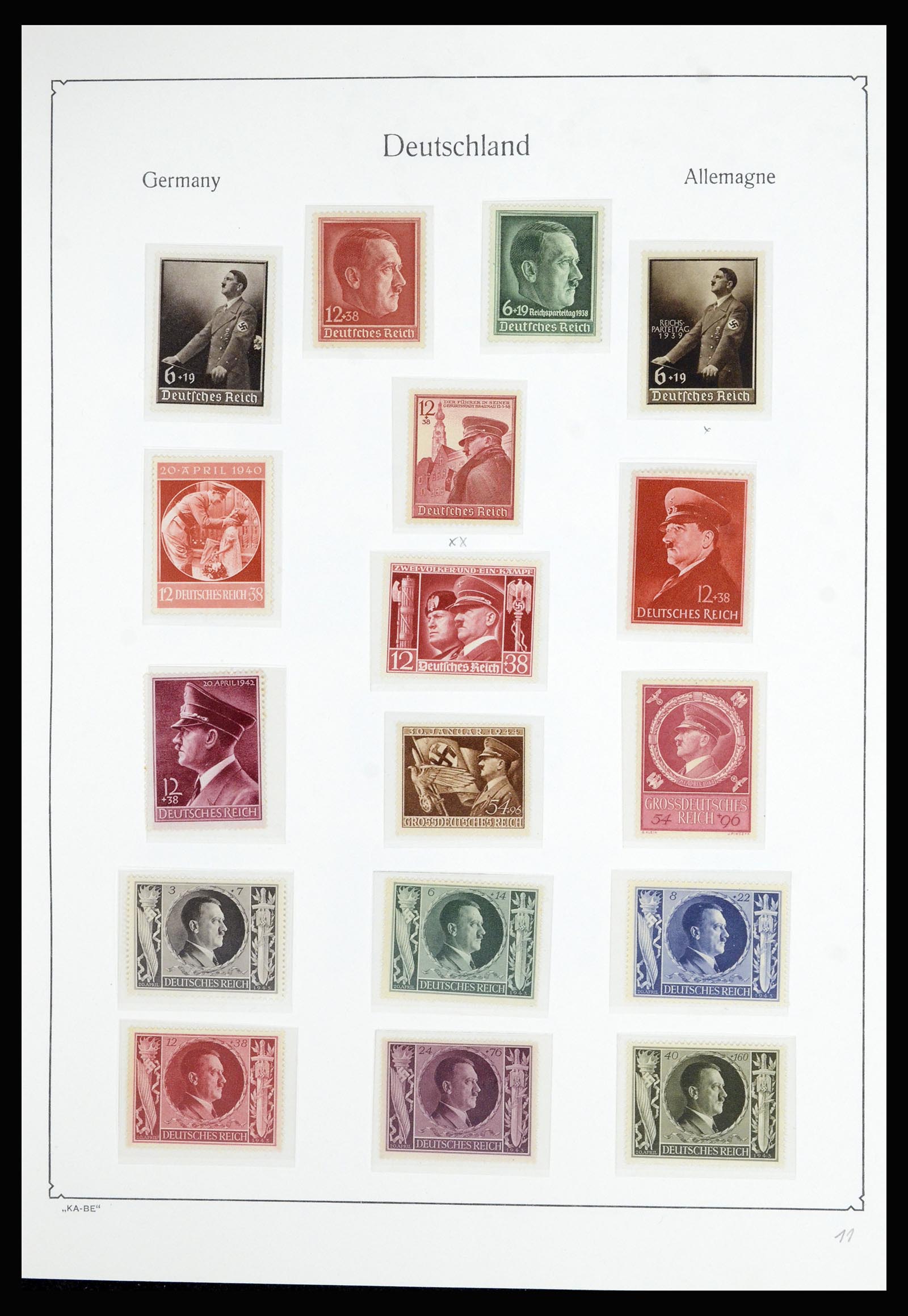 36877 069 - Stamp collection 36877 German Reich 1933-1945.