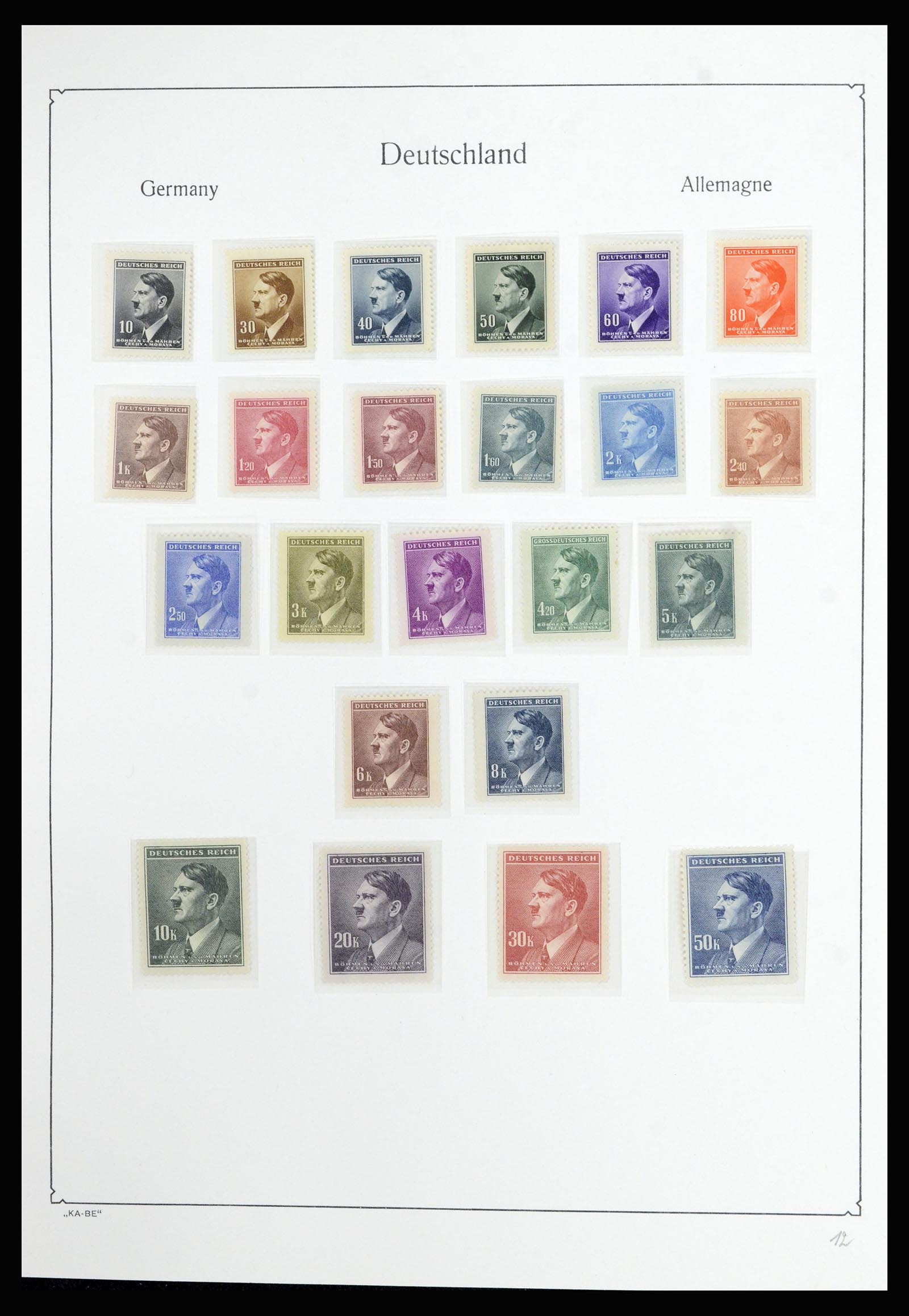 36877 070 - Stamp collection 36877 German Reich 1933-1945.