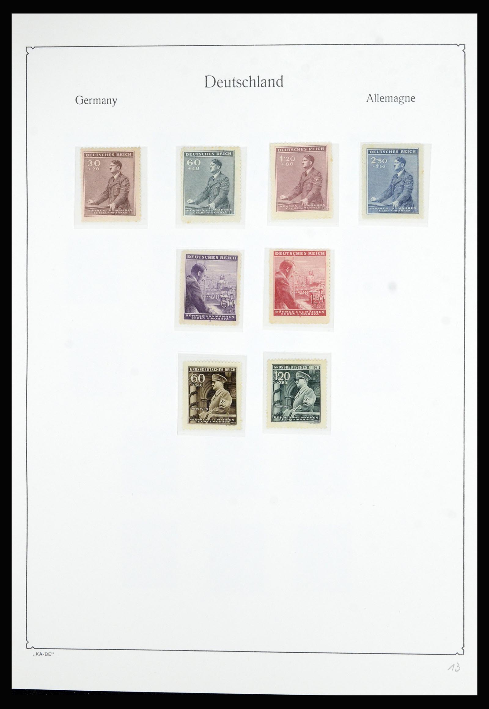 36877 071 - Stamp collection 36877 German Reich 1933-1945.