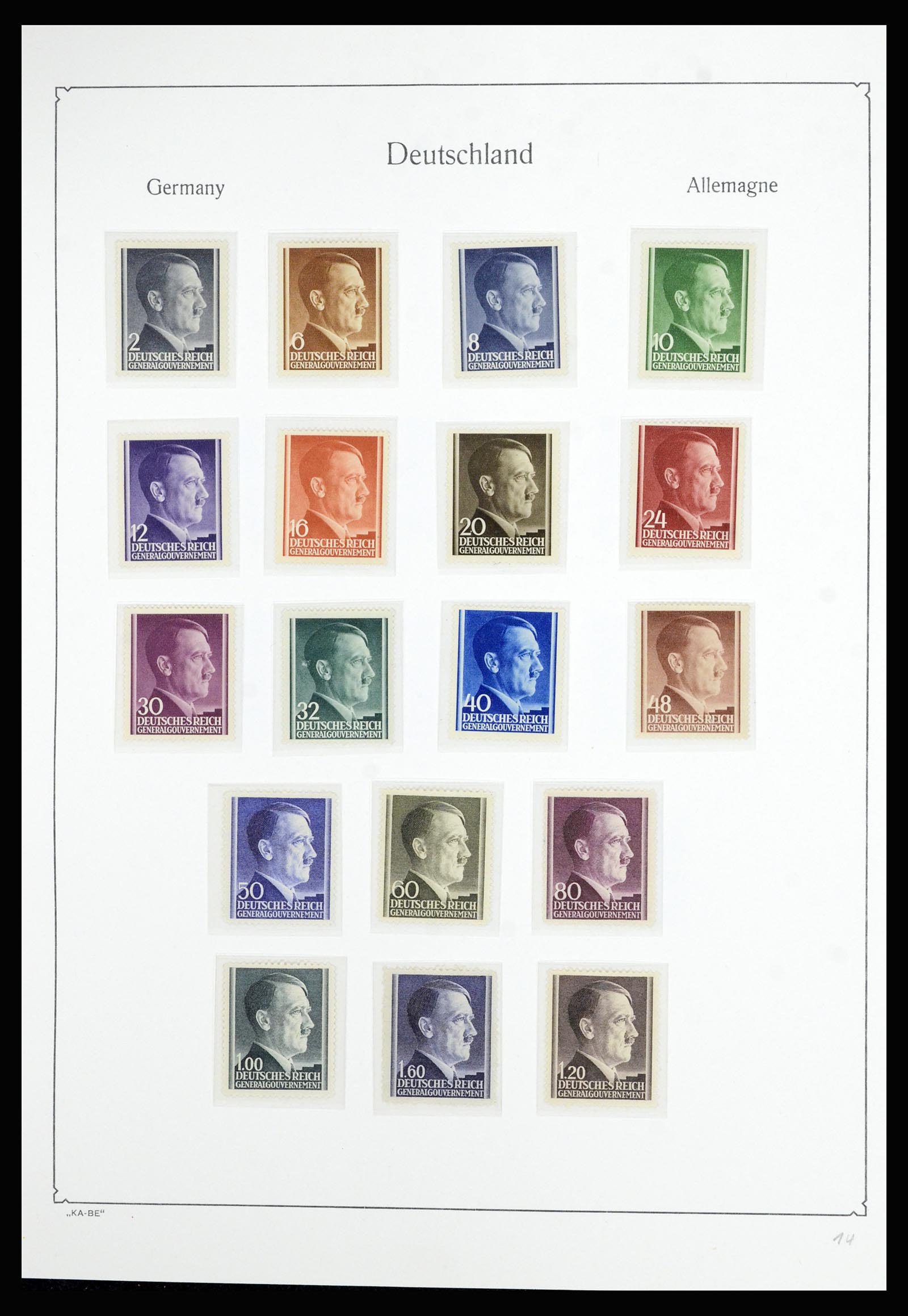 36877 072 - Stamp collection 36877 German Reich 1933-1945.