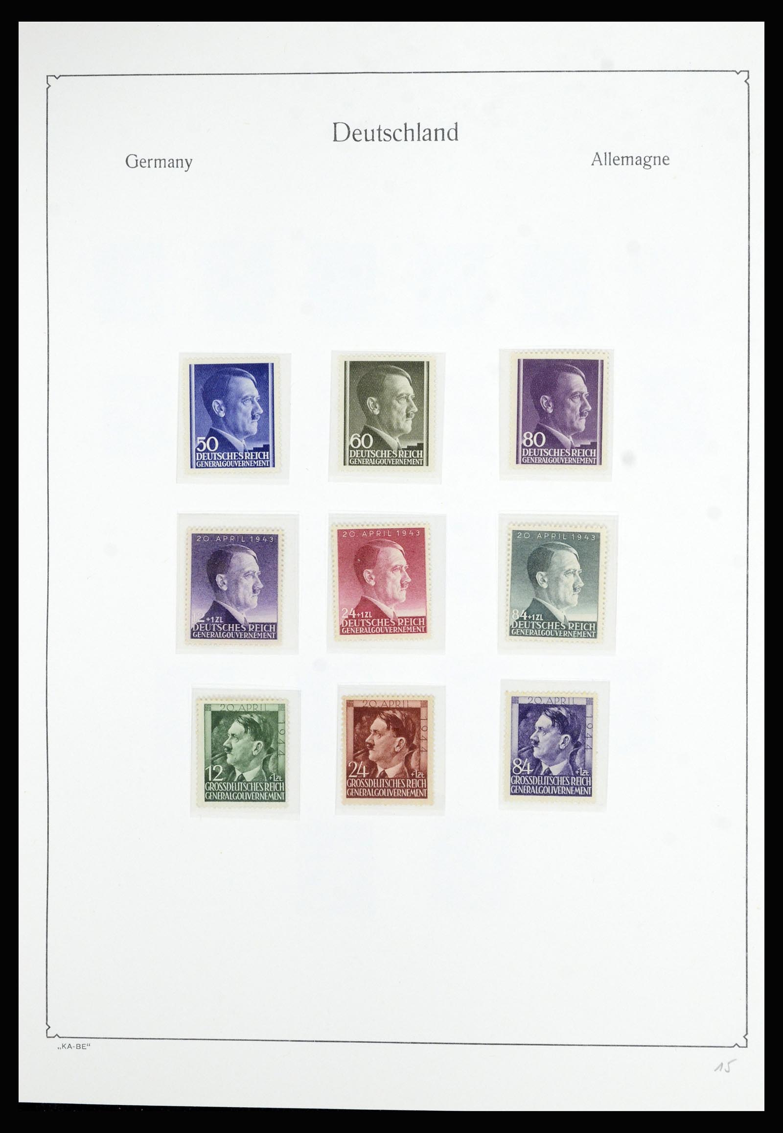 36877 073 - Stamp collection 36877 German Reich 1933-1945.