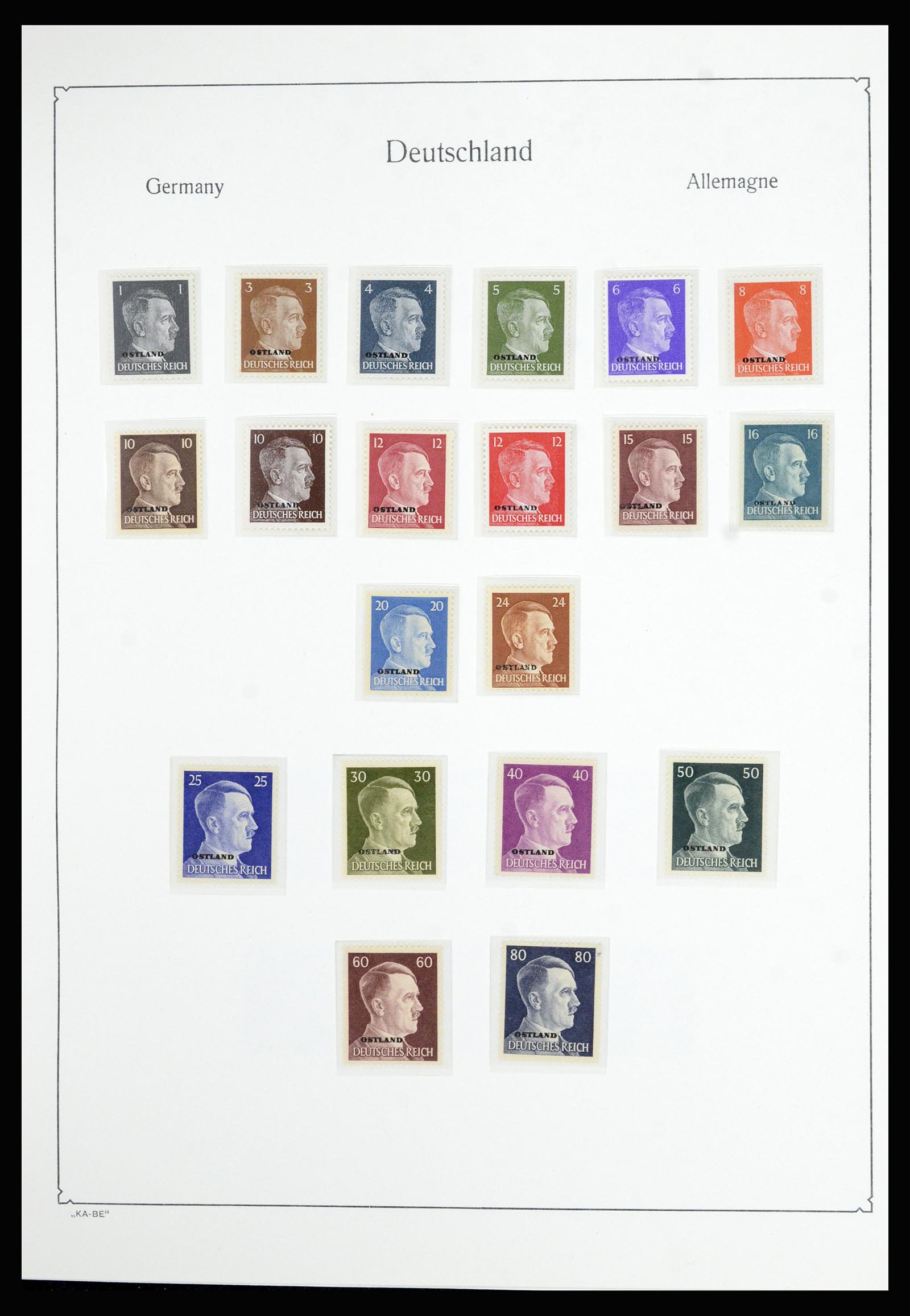 36877 074 - Stamp collection 36877 German Reich 1933-1945.