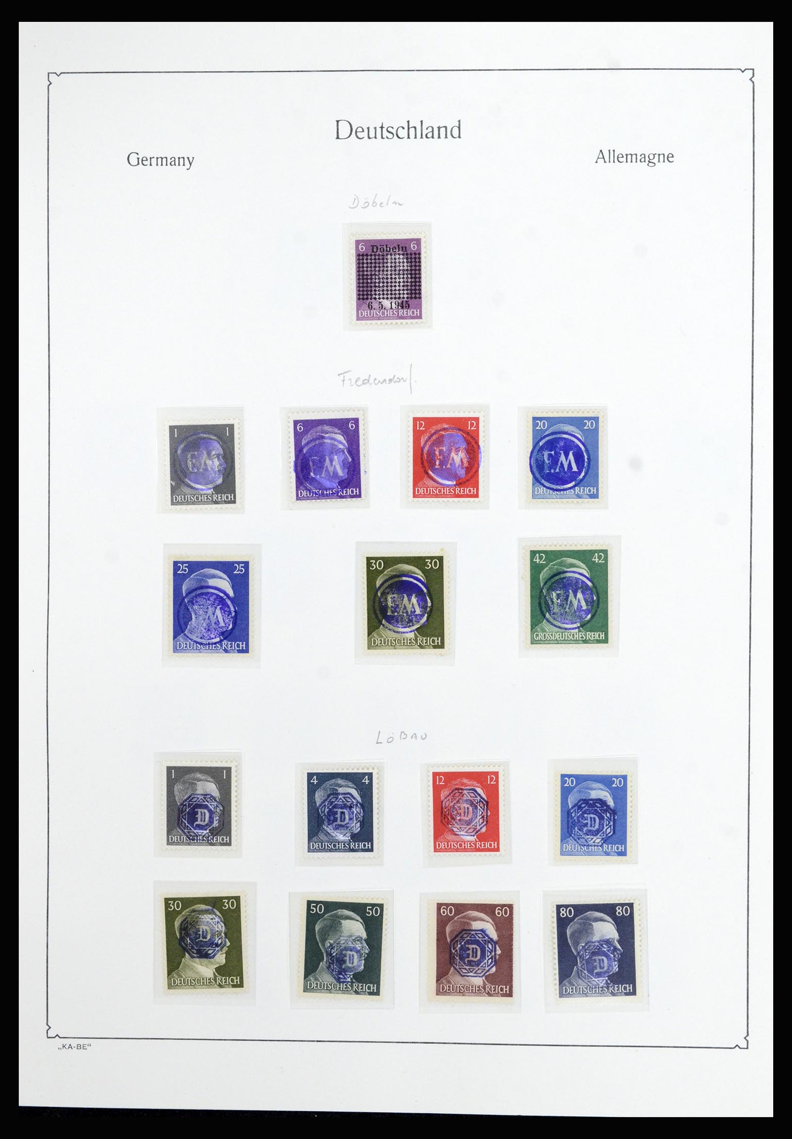 36877 078 - Stamp collection 36877 German Reich 1933-1945.