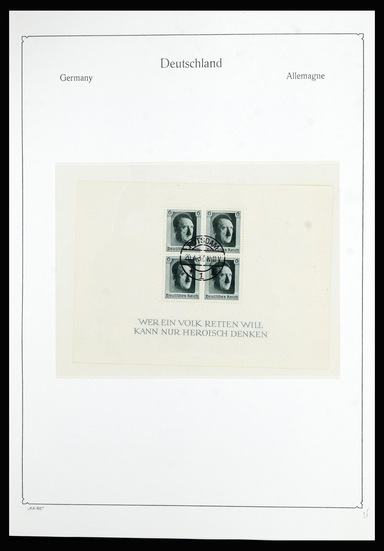 36877 083 - Stamp collection 36877 German Reich 1933-1945.