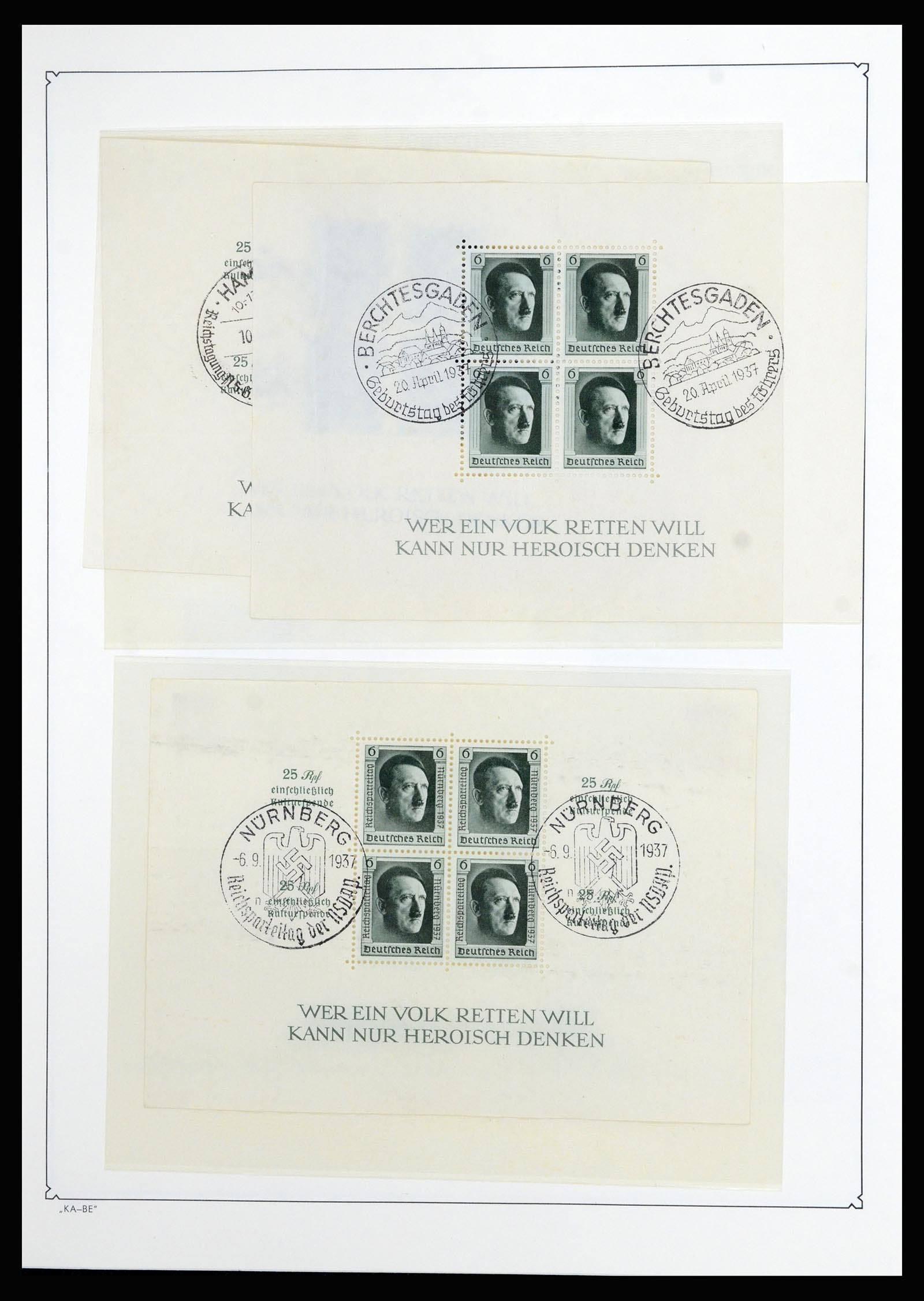 36877 085 - Postzegelverzameling 36877 Duitse Rijk 1933-1945.