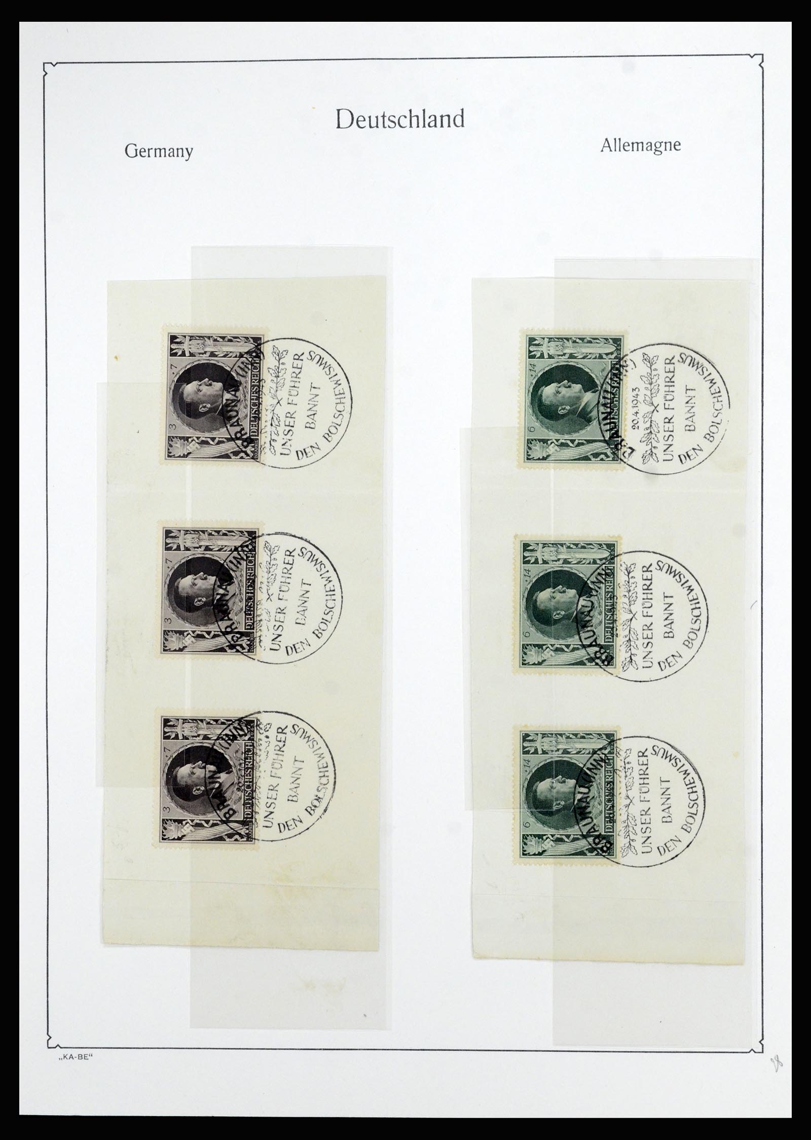 36877 086 - Postzegelverzameling 36877 Duitse Rijk 1933-1945.