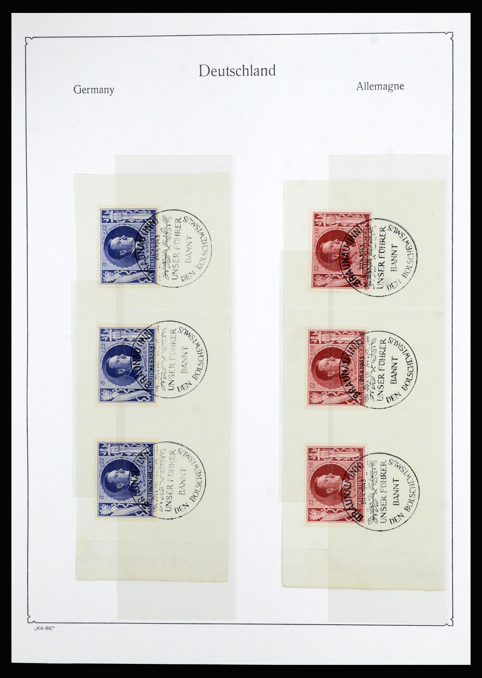 36877 087 - Stamp collection 36877 German Reich 1933-1945.