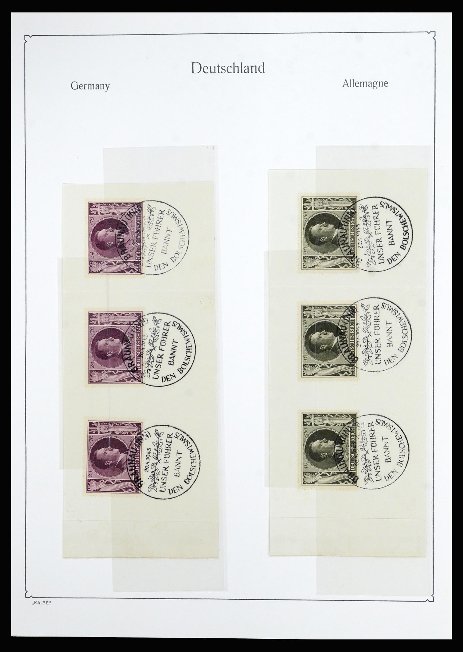 36877 088 - Postzegelverzameling 36877 Duitse Rijk 1933-1945.