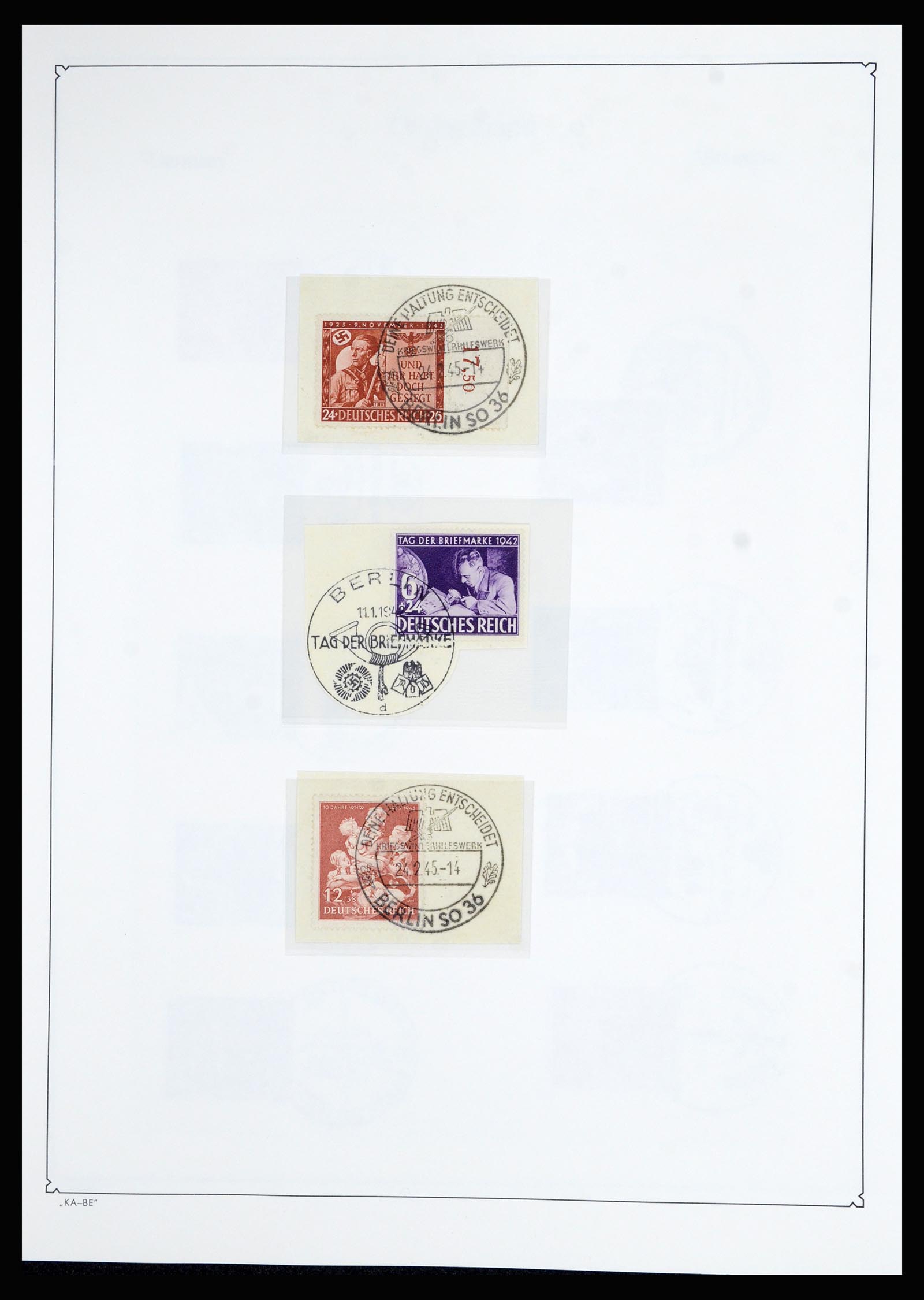 36877 091 - Postzegelverzameling 36877 Duitse Rijk 1933-1945.