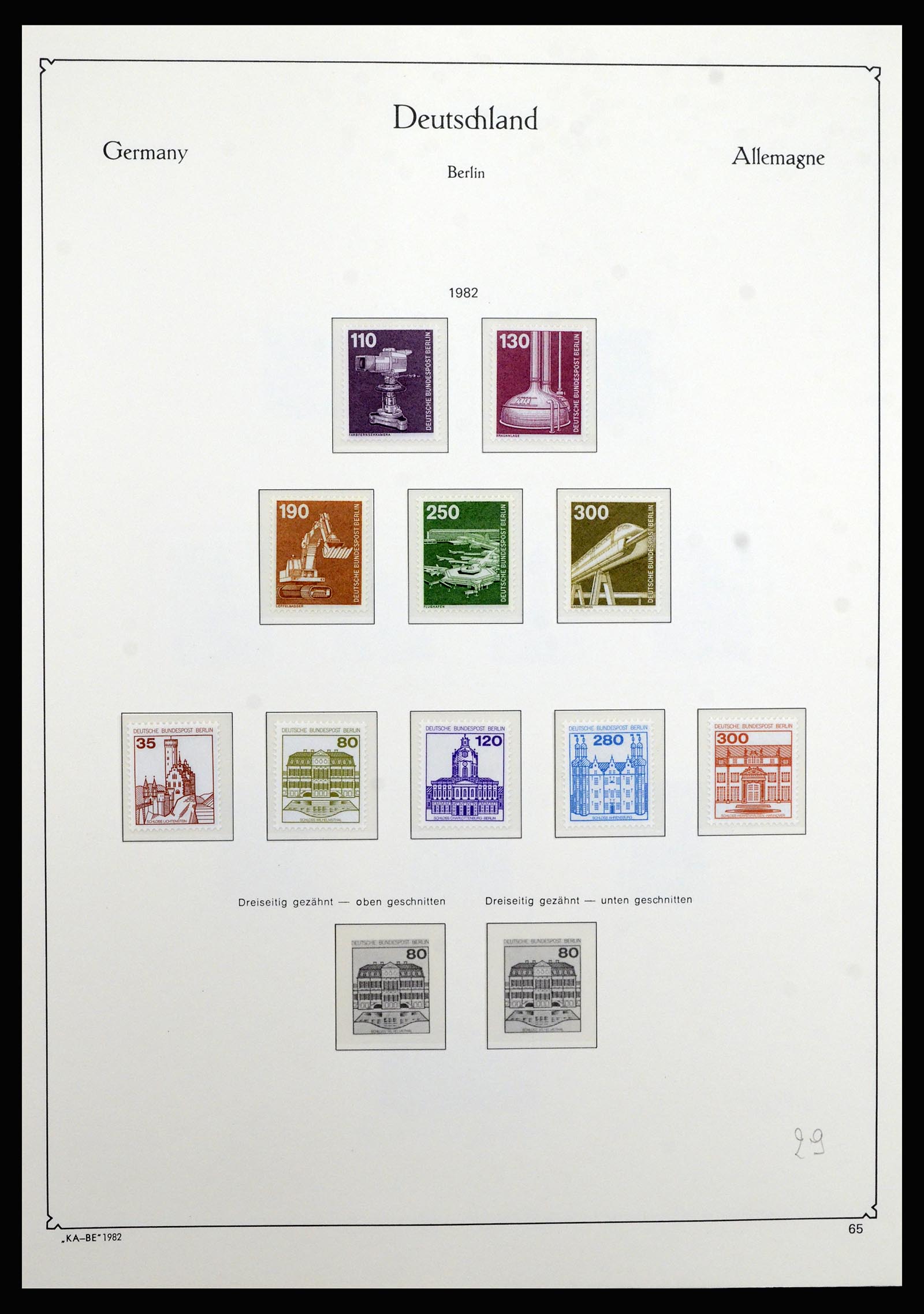 36878 066 - Stamp collection 36878 Berlin 1948-1990.