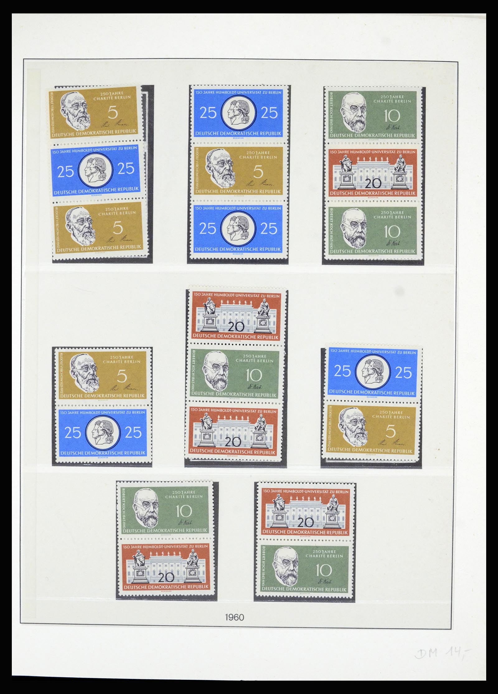 36879 005 - Postzegelverzameling 36879 DDR combinaties 1955-1981.