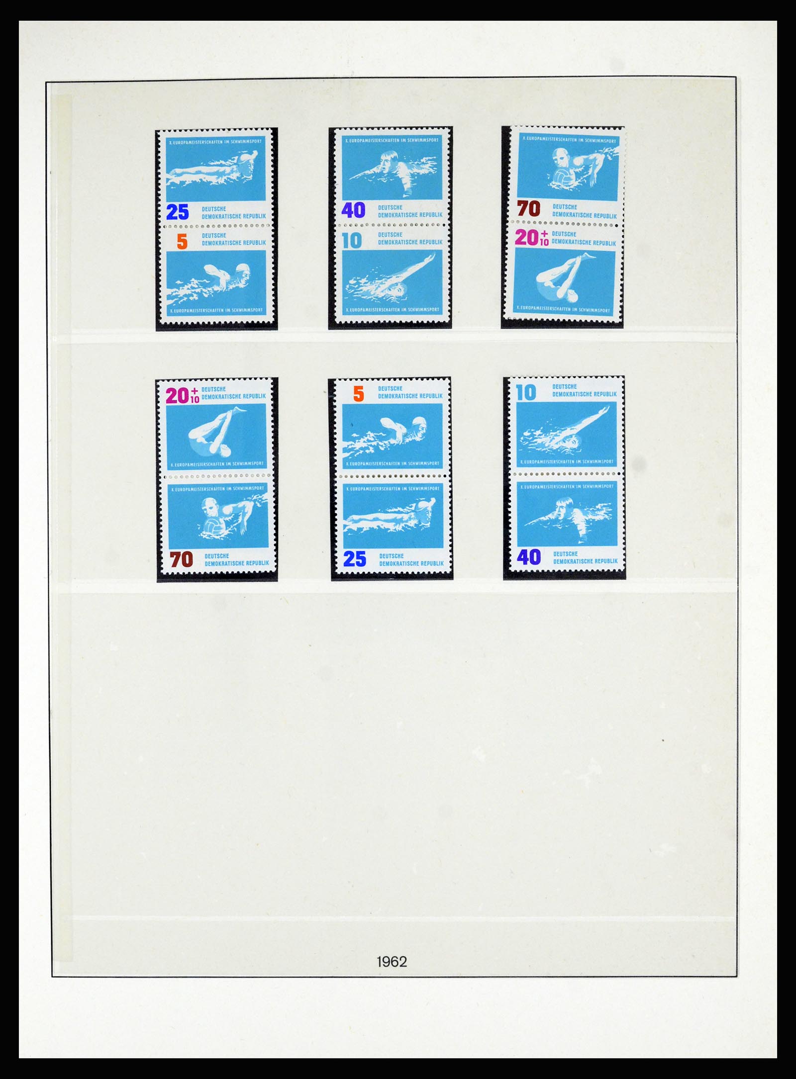 36879 012 - Postzegelverzameling 36879 DDR combinaties 1955-1981.