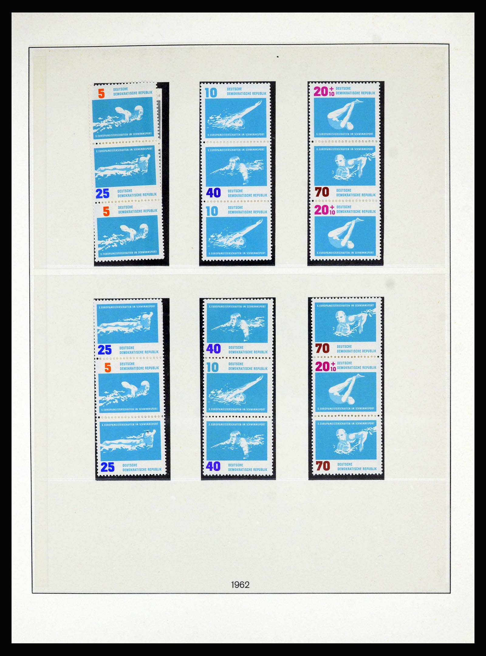 36879 013 - Postzegelverzameling 36879 DDR combinaties 1955-1981.