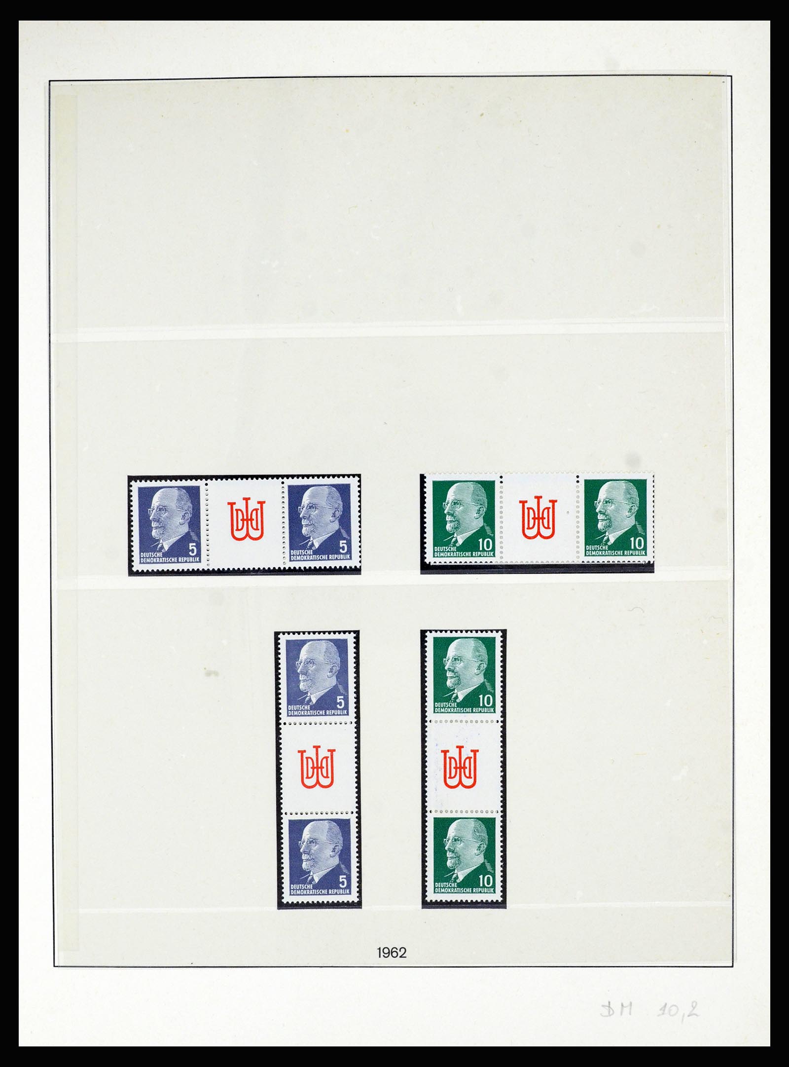 36879 014 - Stamp collection 36879 GDR combinations 1955-1981.