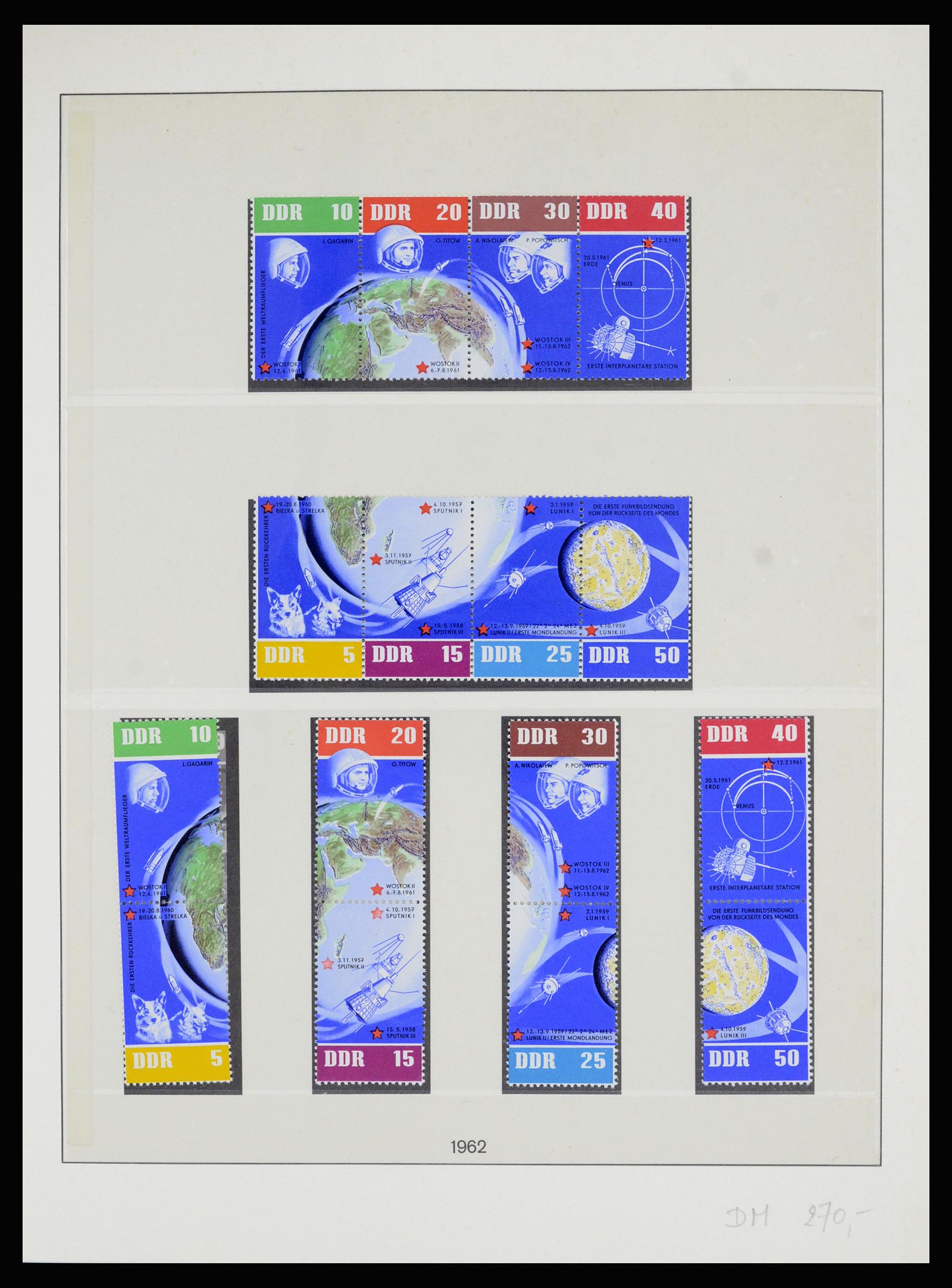 36879 015 - Postzegelverzameling 36879 DDR combinaties 1955-1981.