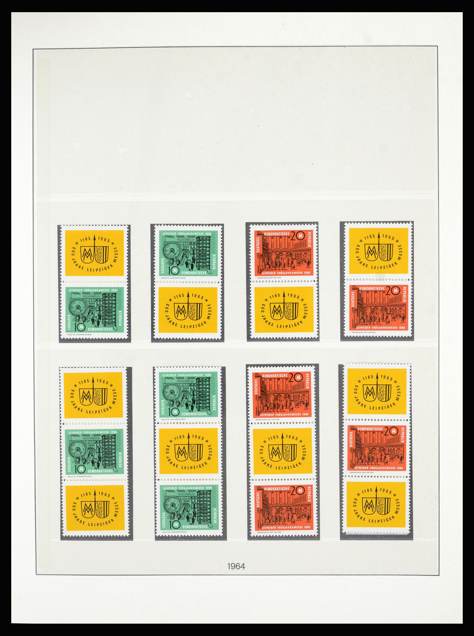 36879 025 - Postzegelverzameling 36879 DDR combinaties 1955-1981.