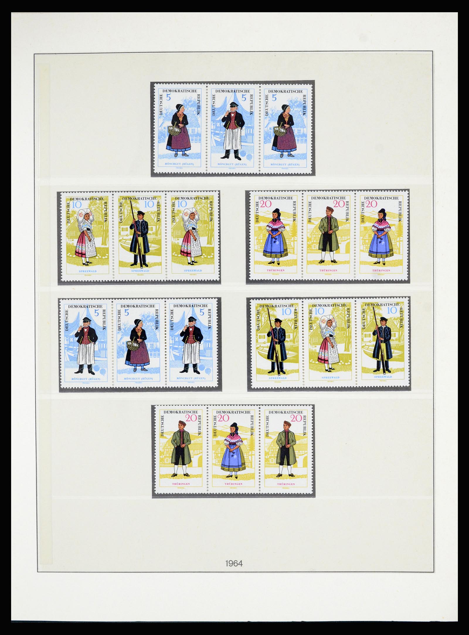 36879 031 - Postzegelverzameling 36879 DDR combinaties 1955-1981.