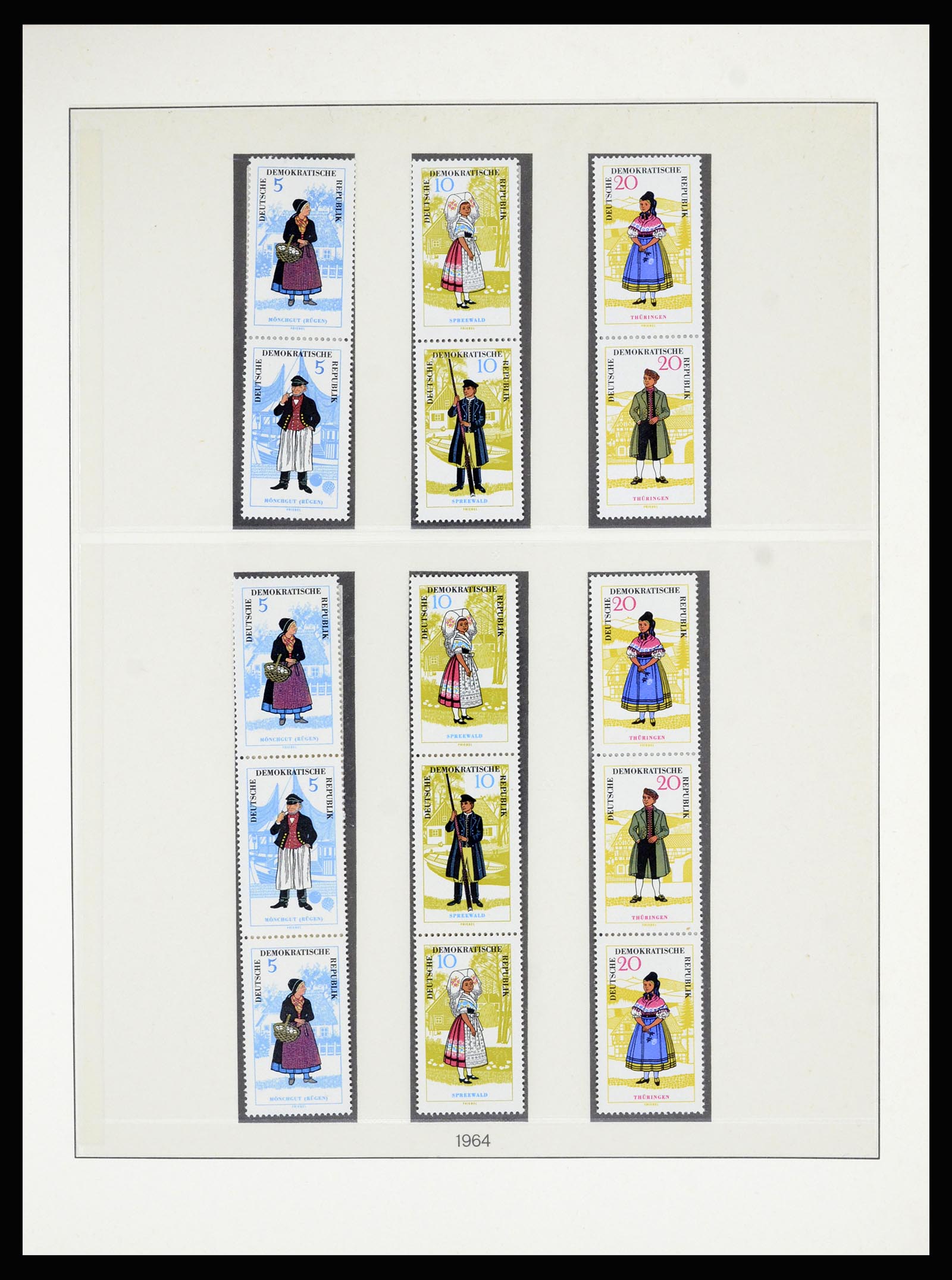 36879 032 - Postzegelverzameling 36879 DDR combinaties 1955-1981.