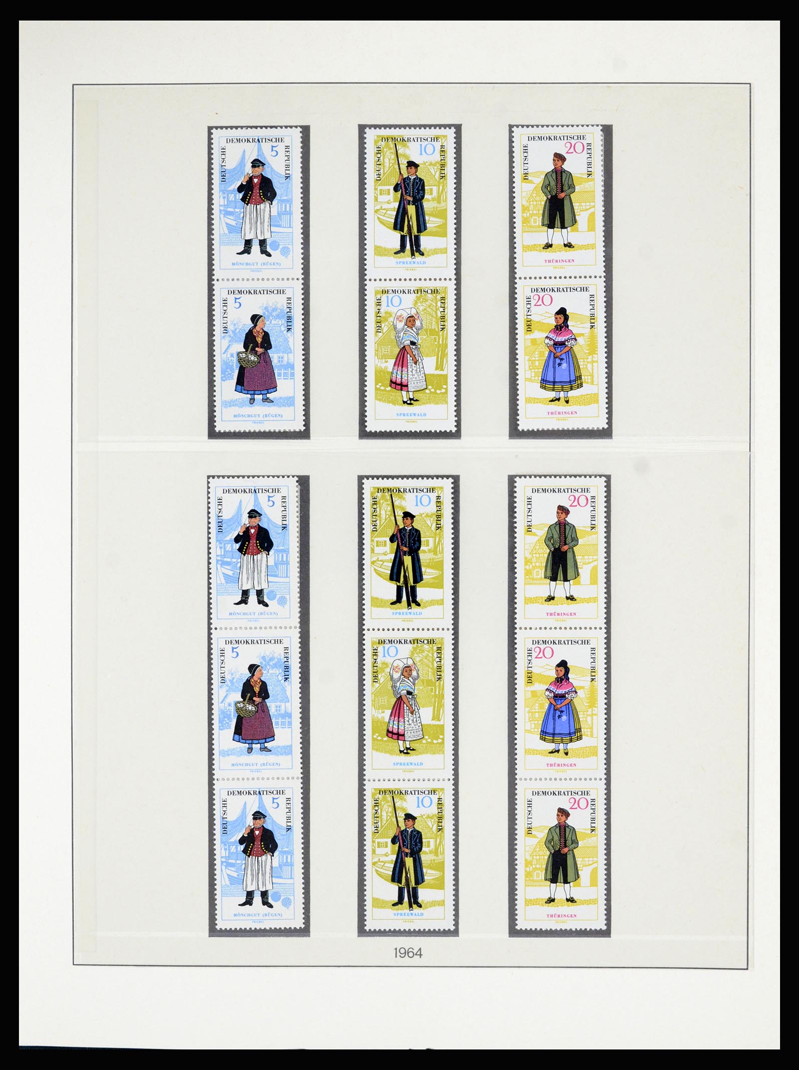36879 033 - Postzegelverzameling 36879 DDR combinaties 1955-1981.