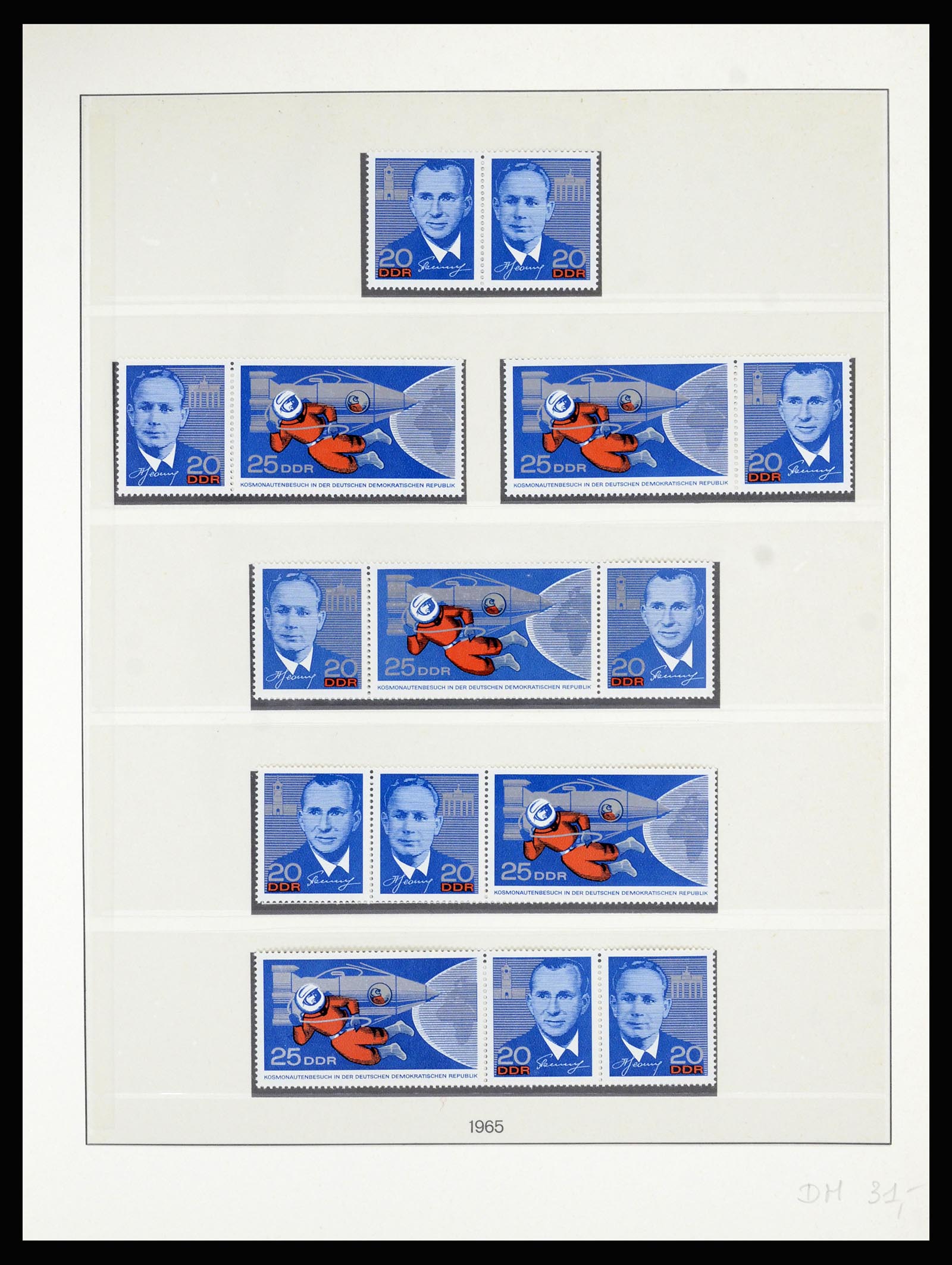 36879 034 - Postzegelverzameling 36879 DDR combinaties 1955-1981.