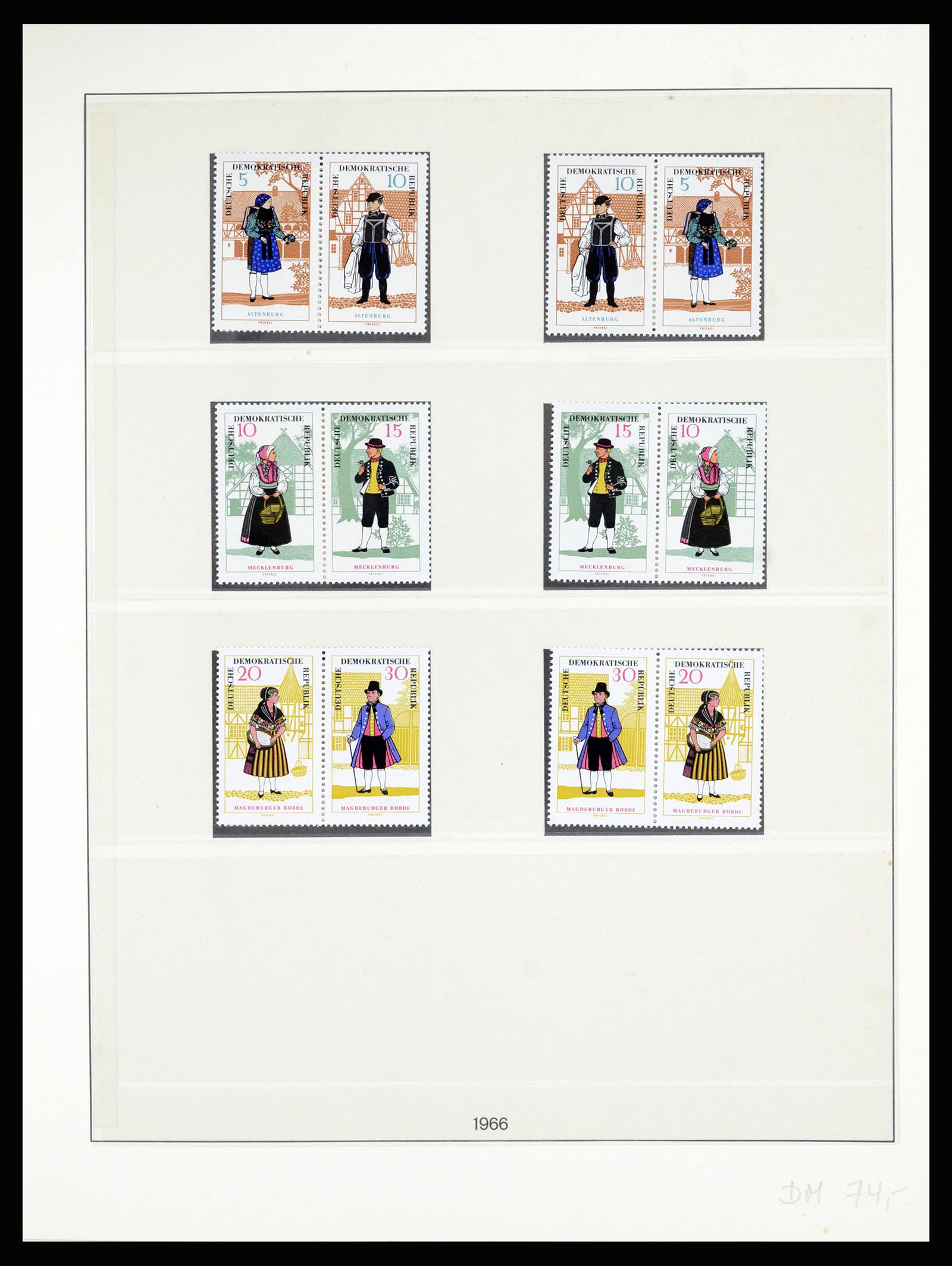 36879 035 - Postzegelverzameling 36879 DDR combinaties 1955-1981.