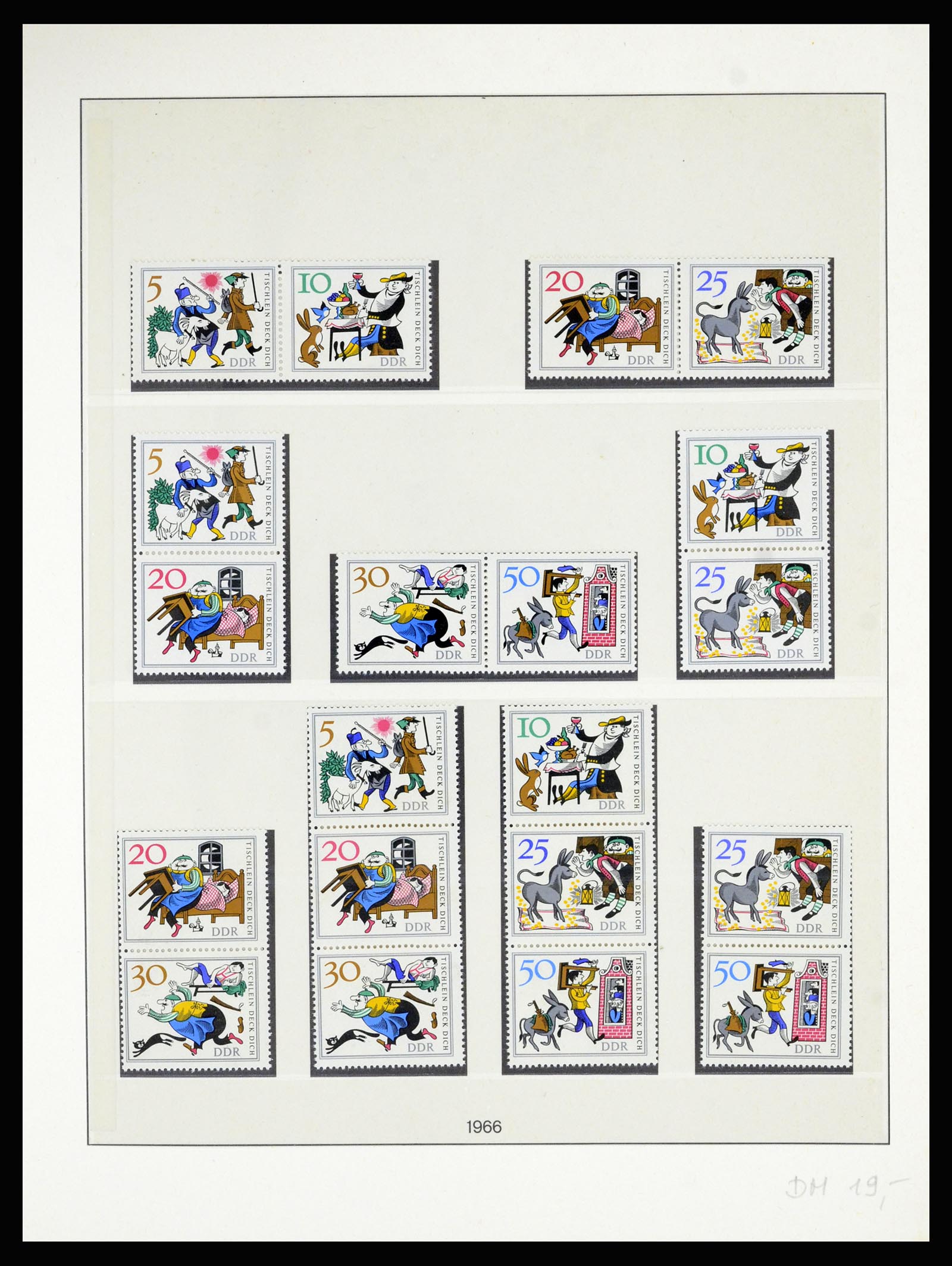 36879 037 - Postzegelverzameling 36879 DDR combinaties 1955-1981.