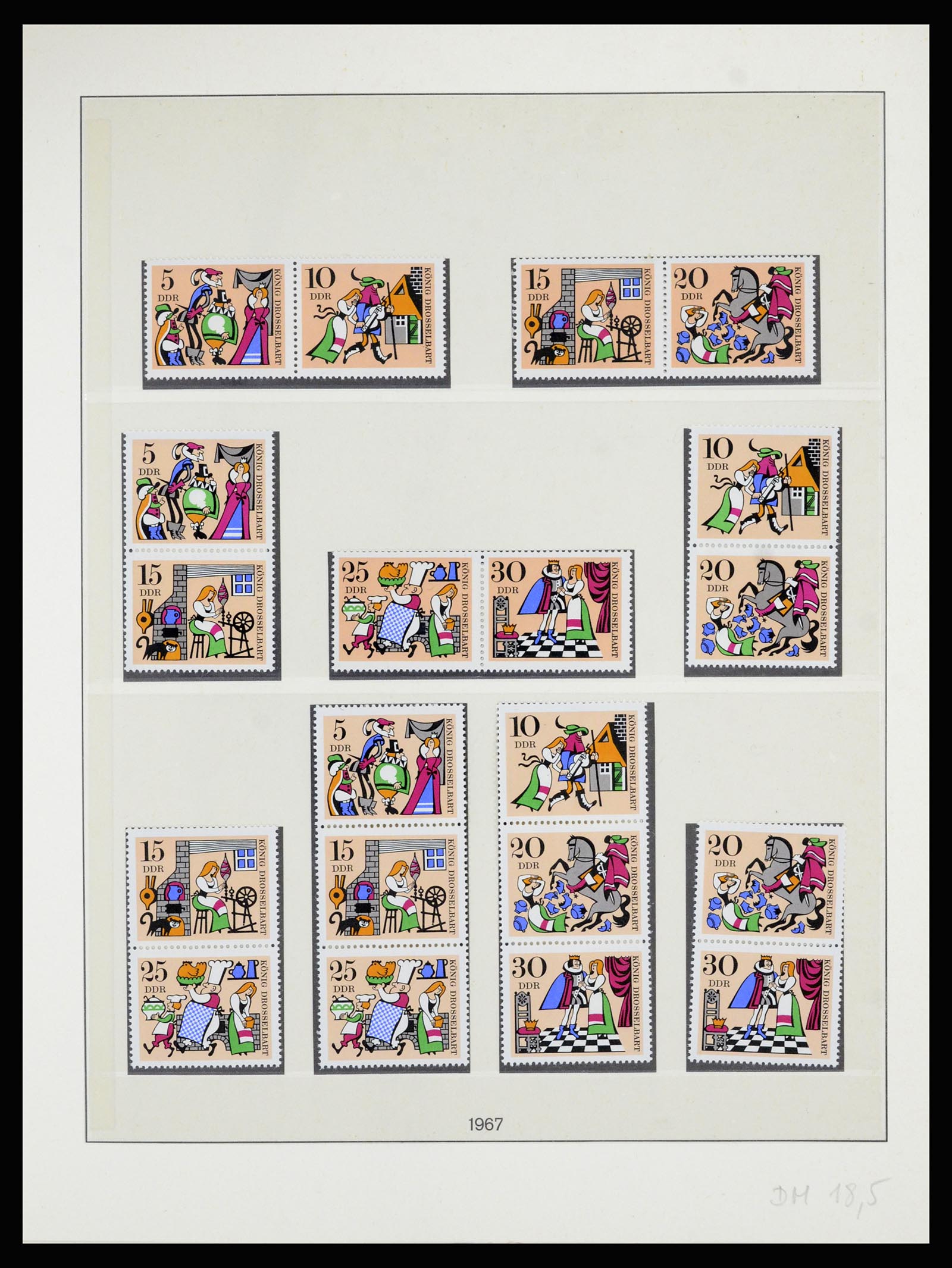 36879 039 - Postzegelverzameling 36879 DDR combinaties 1955-1981.