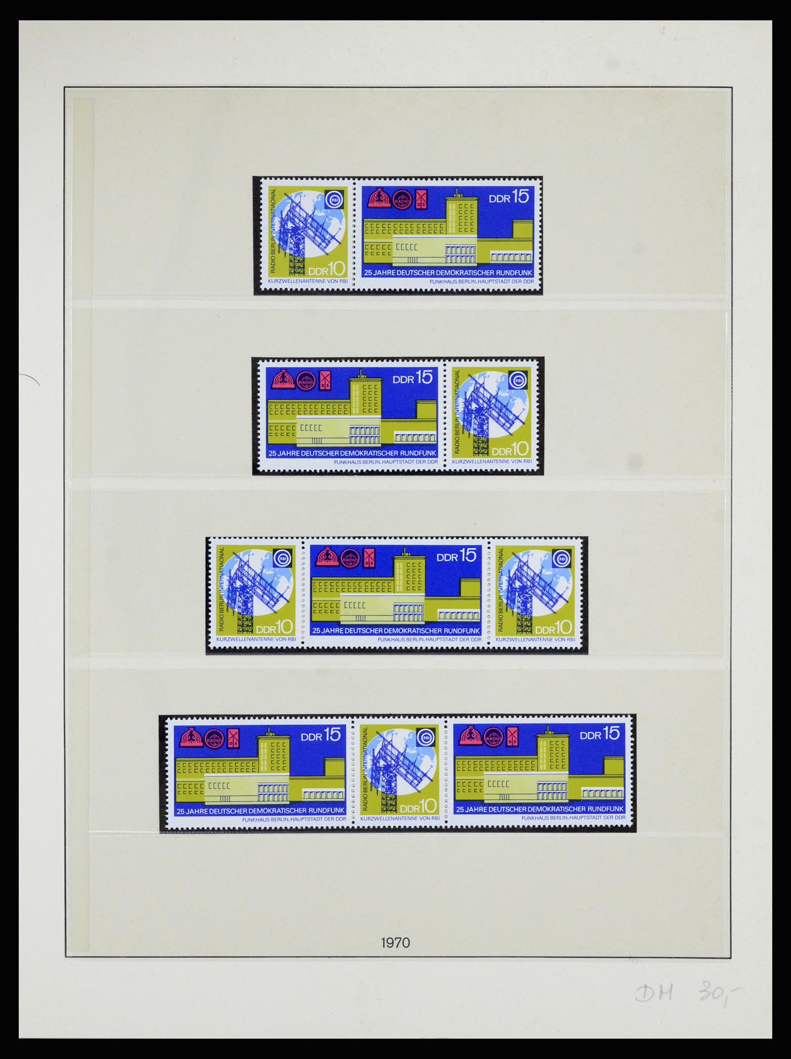 36879 047 - Stamp collection 36879 GDR combinations 1955-1981.