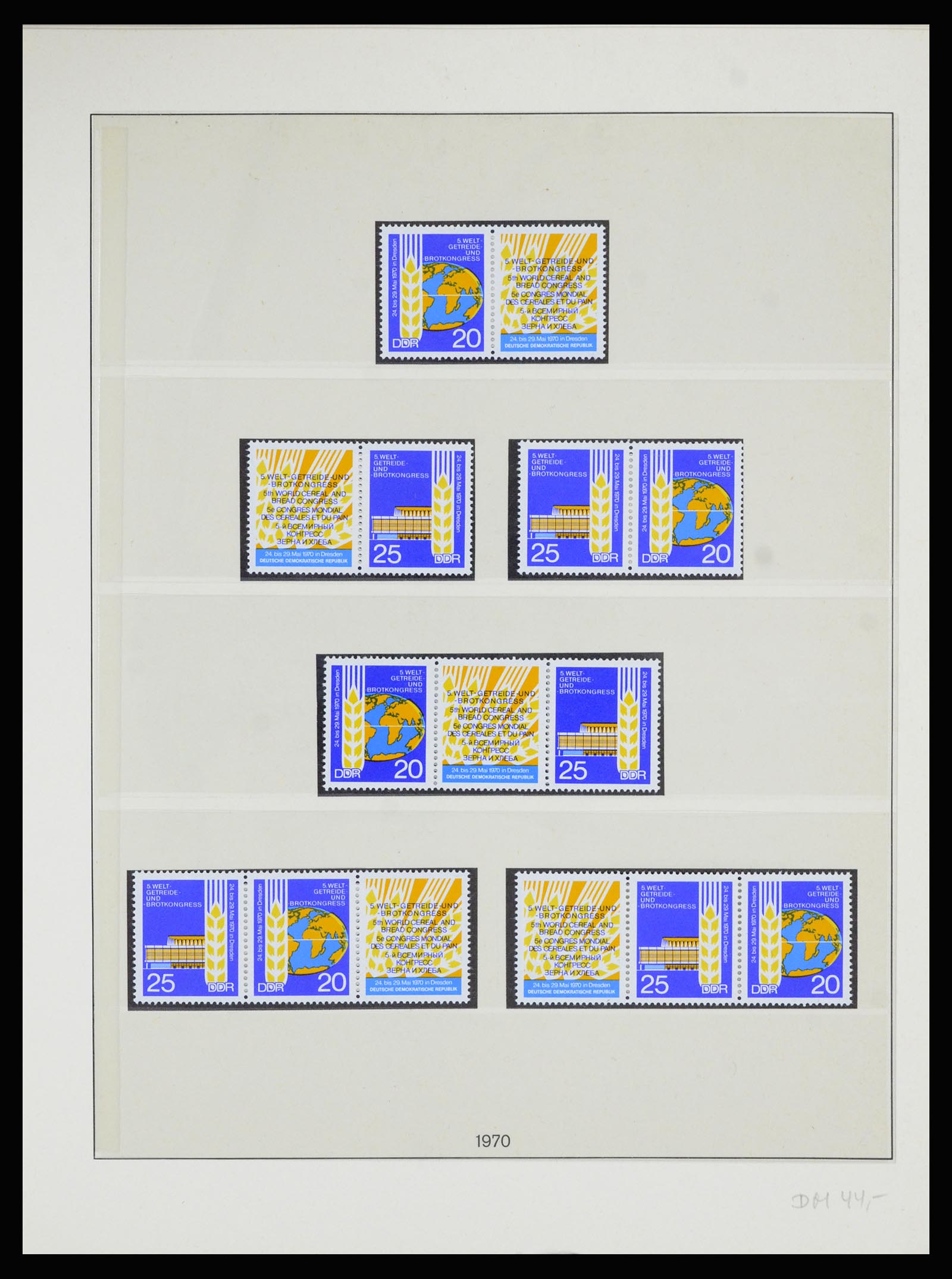 36879 048 - Stamp collection 36879 GDR combinations 1955-1981.