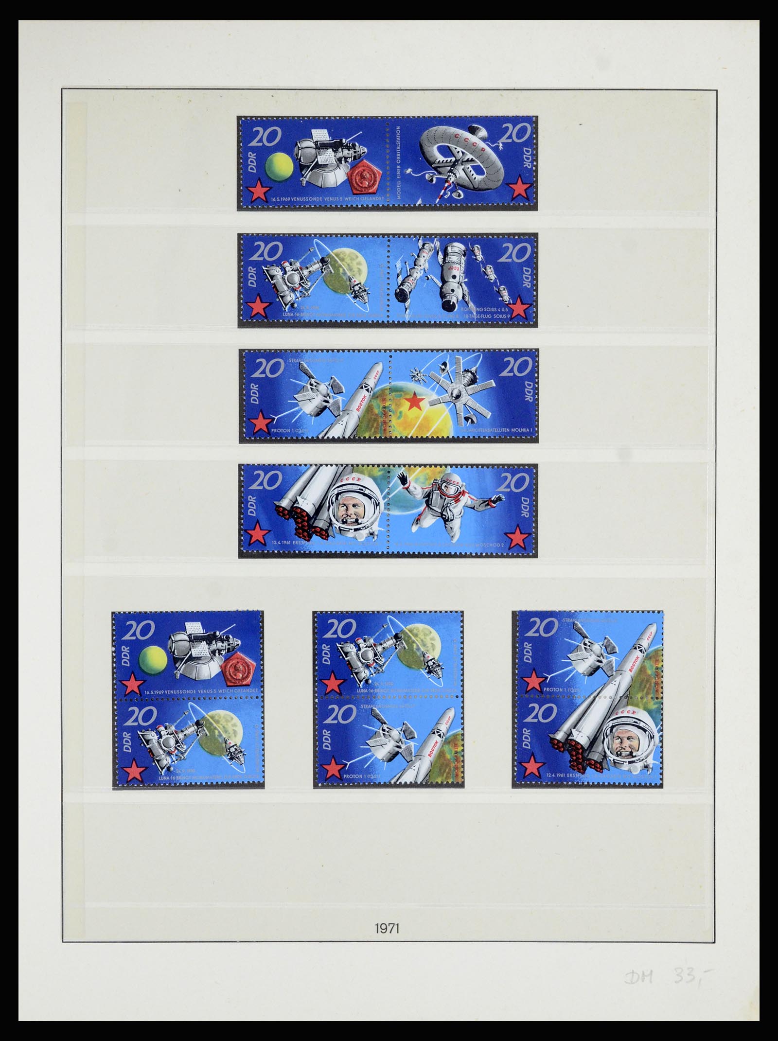 36879 051 - Postzegelverzameling 36879 DDR combinaties 1955-1981.