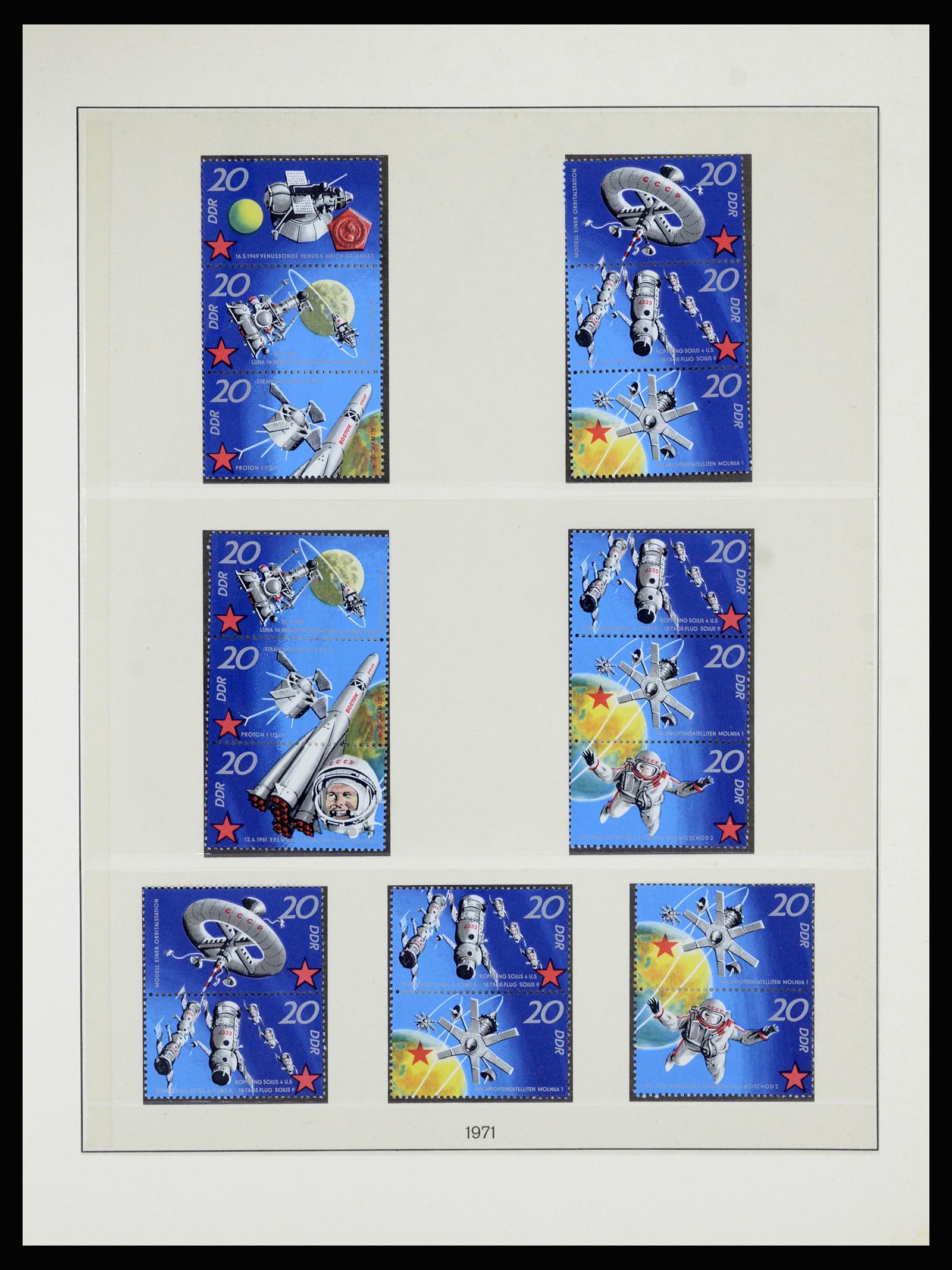 36879 052 - Postzegelverzameling 36879 DDR combinaties 1955-1981.