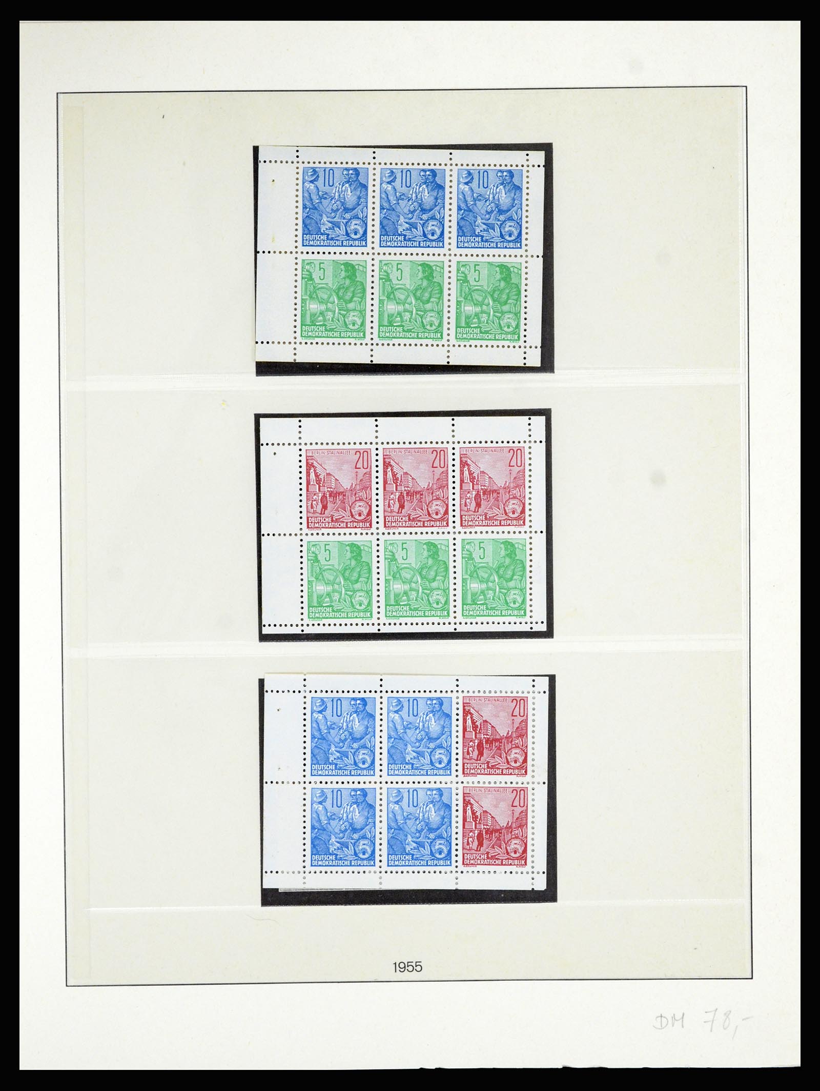 36879 057 - Stamp collection 36879 GDR combinations 1955-1981.