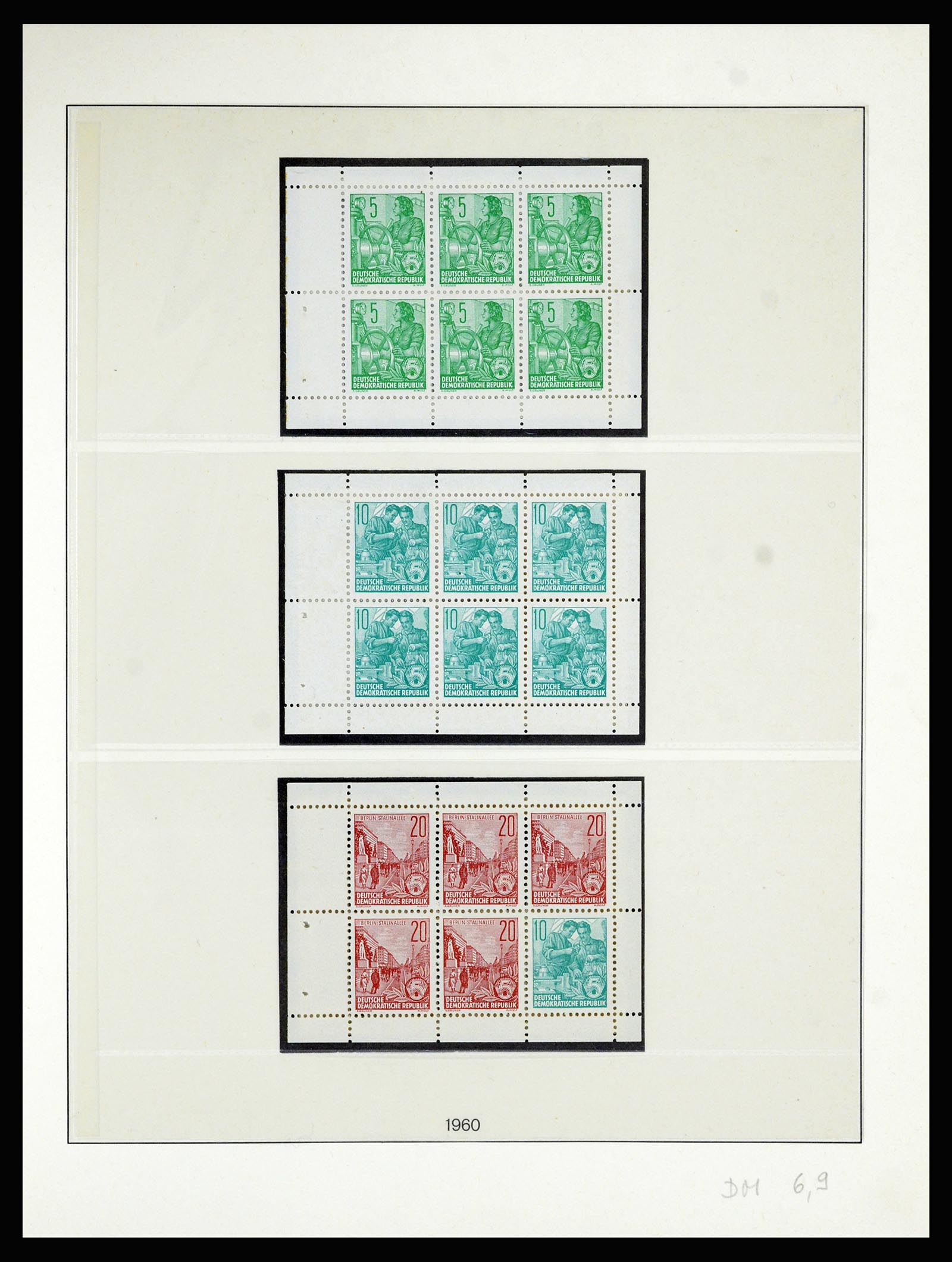 36879 058 - Postzegelverzameling 36879 DDR combinaties 1955-1981.
