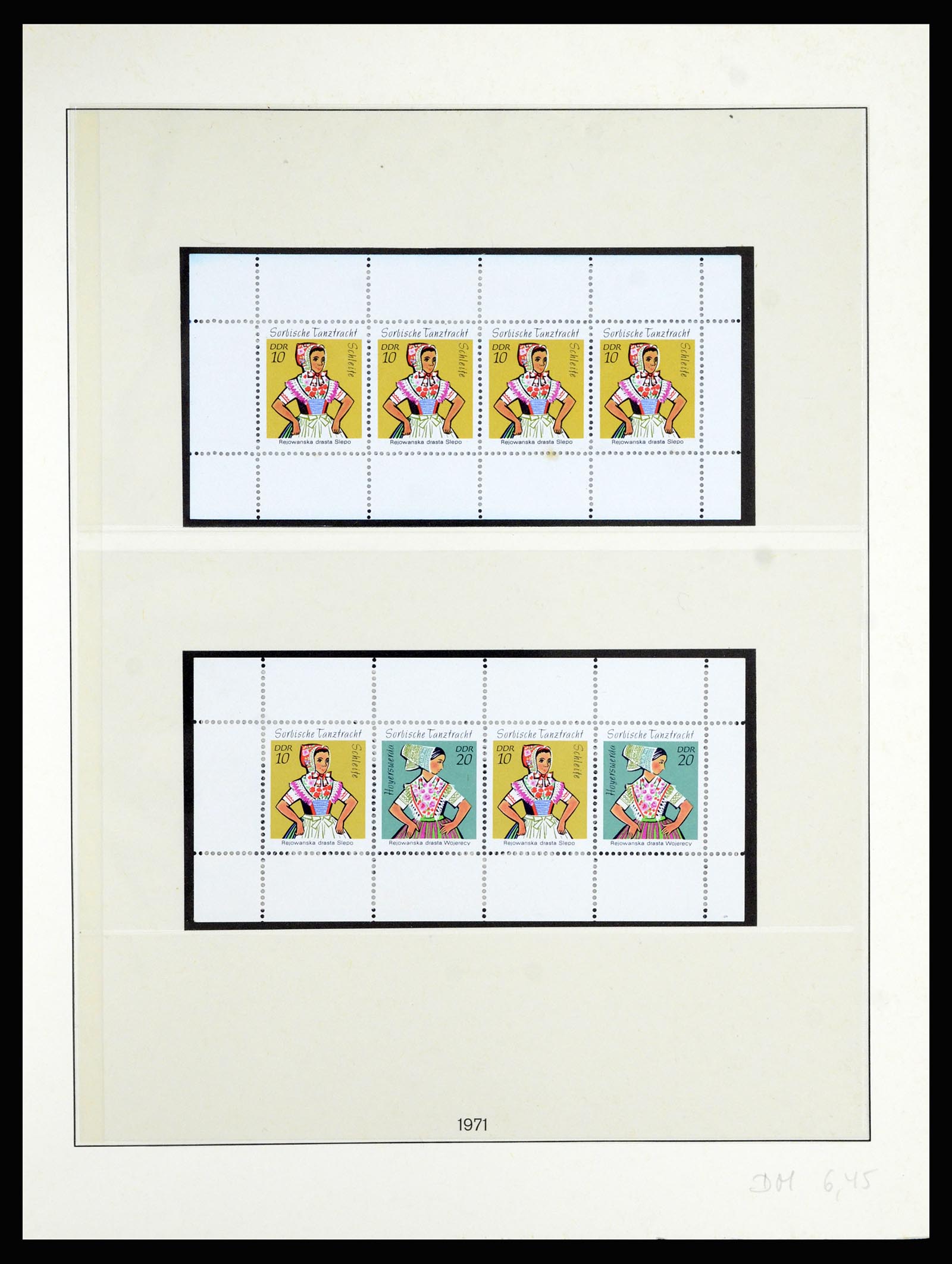 36879 060 - Postzegelverzameling 36879 DDR combinaties 1955-1981.