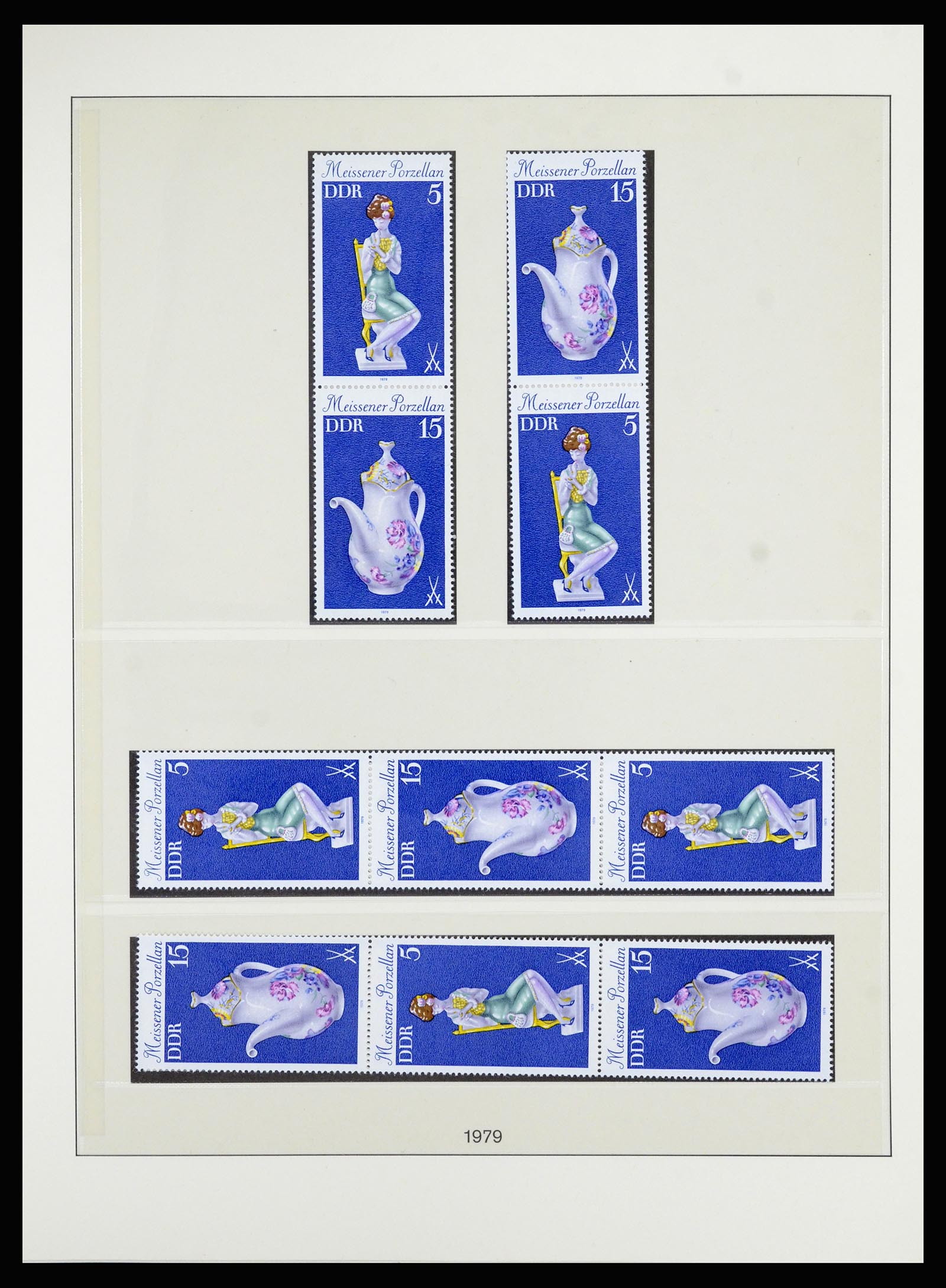 36879 102 - Postzegelverzameling 36879 DDR combinaties 1955-1981.