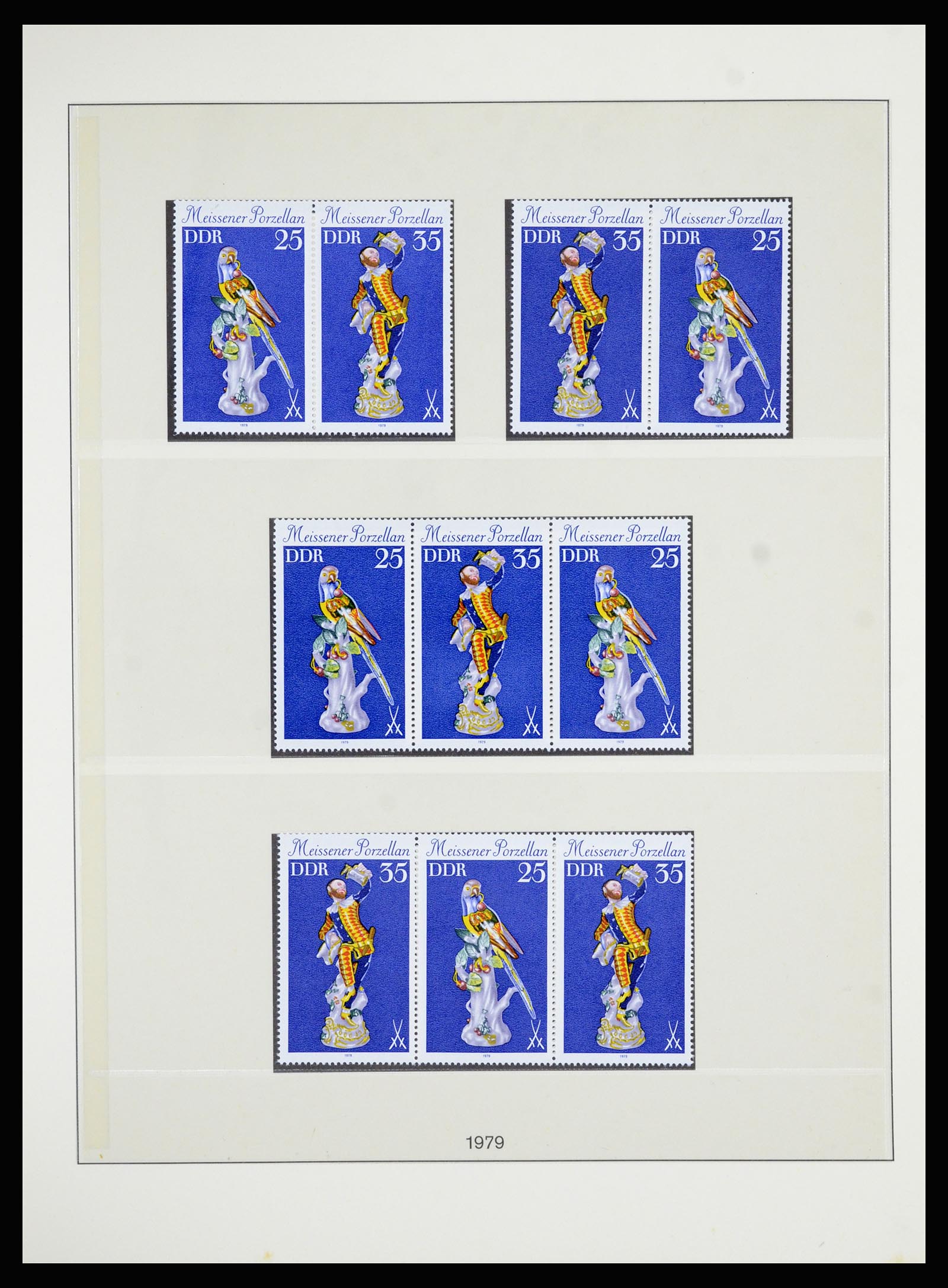 36879 104 - Stamp collection 36879 GDR combinations 1955-1981.