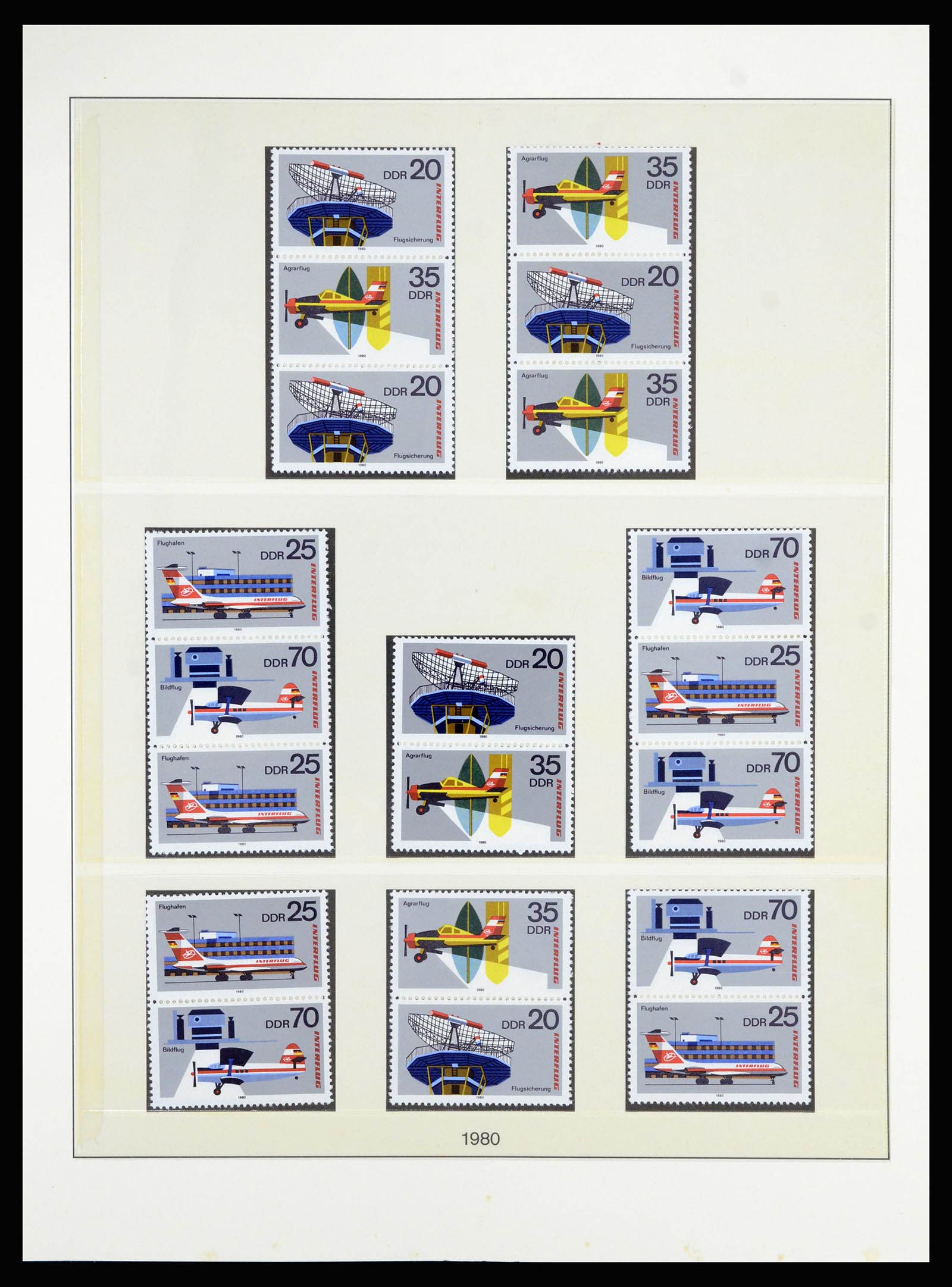 36879 109 - Postzegelverzameling 36879 DDR combinaties 1955-1981.