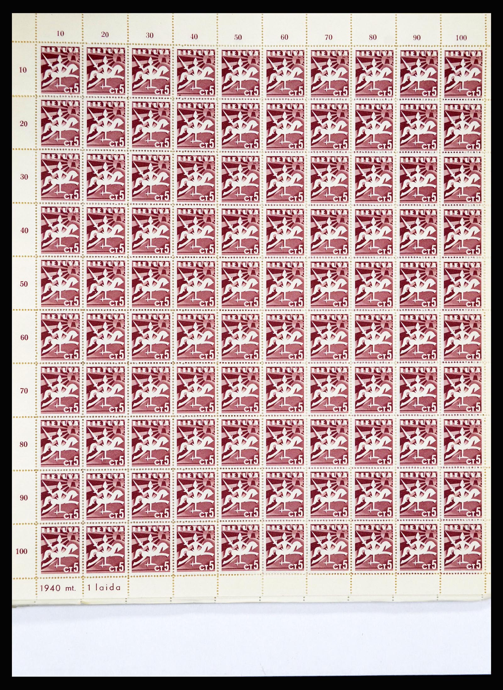 36881 009 - Stamp collection 36881 Baltic States 1919-1940.