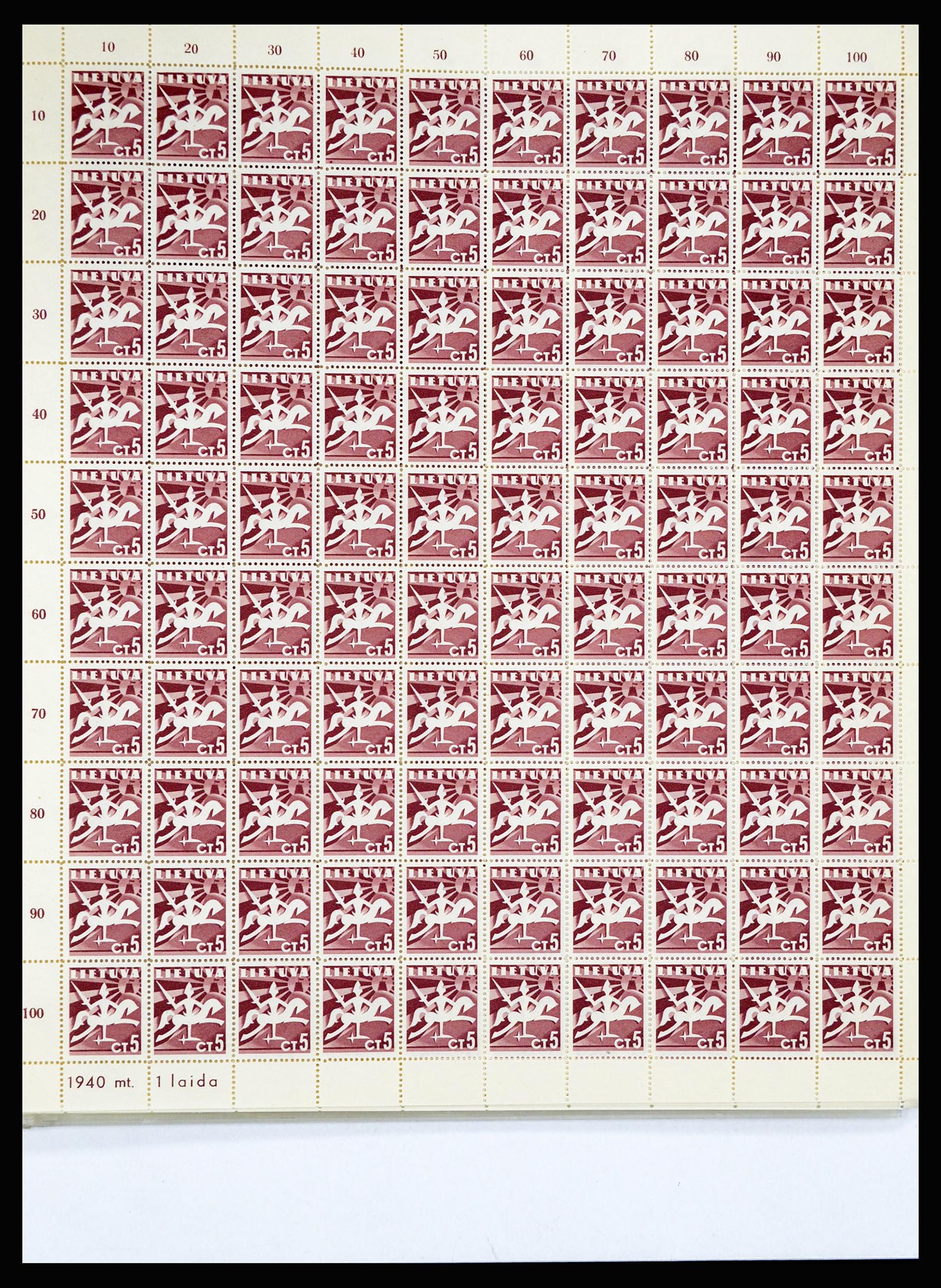 36881 012 - Stamp collection 36881 Baltic States 1919-1940.