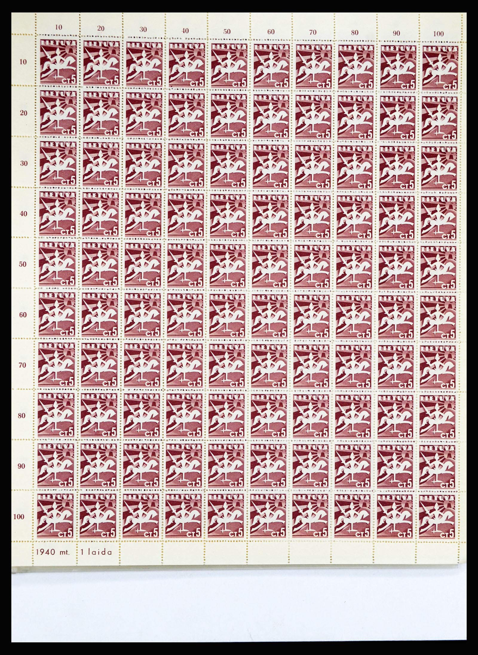 36881 013 - Stamp collection 36881 Baltic States 1919-1940.