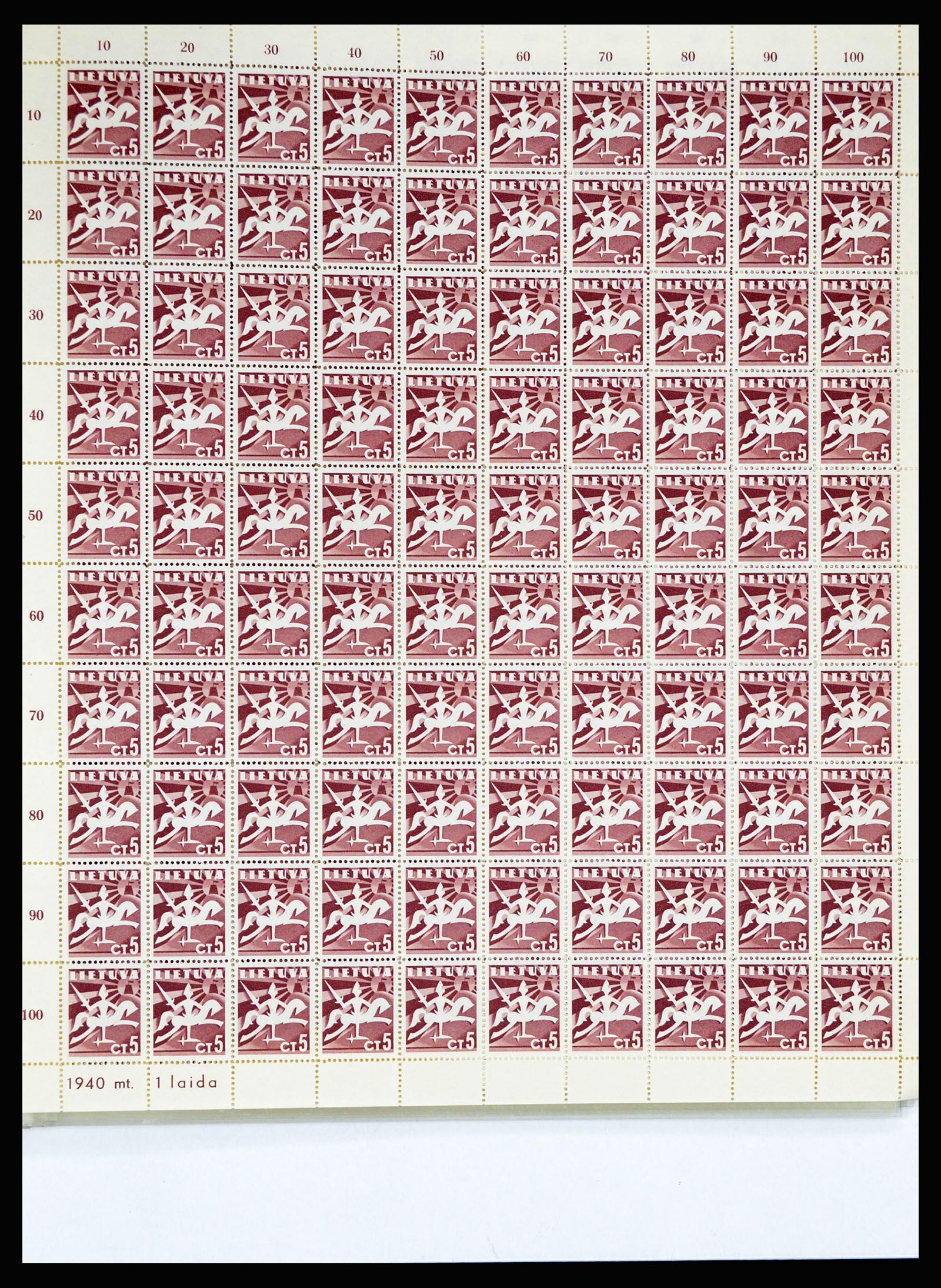 36881 014 - Stamp collection 36881 Baltic States 1919-1940.