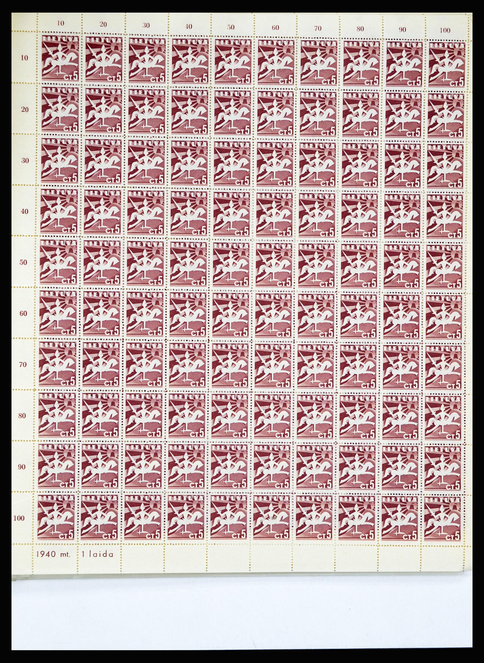 36881 016 - Stamp collection 36881 Baltic States 1919-1940.