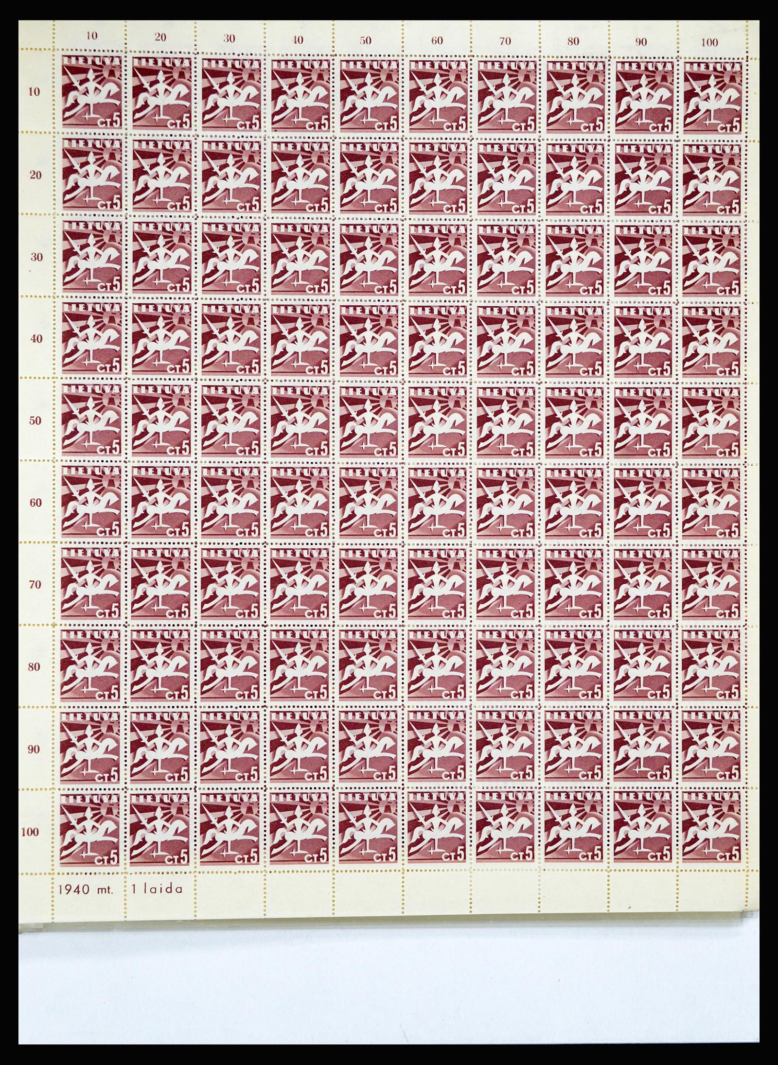 36881 017 - Stamp collection 36881 Baltic States 1919-1940.