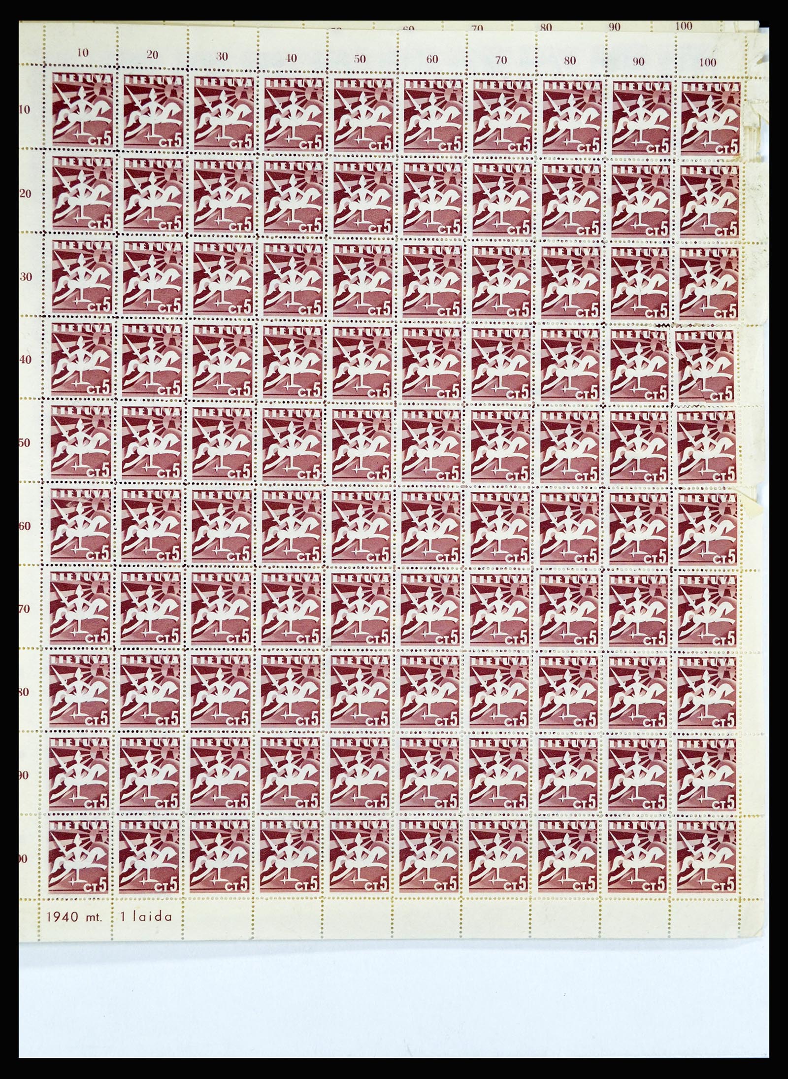 36881 019 - Stamp collection 36881 Baltic States 1919-1940.