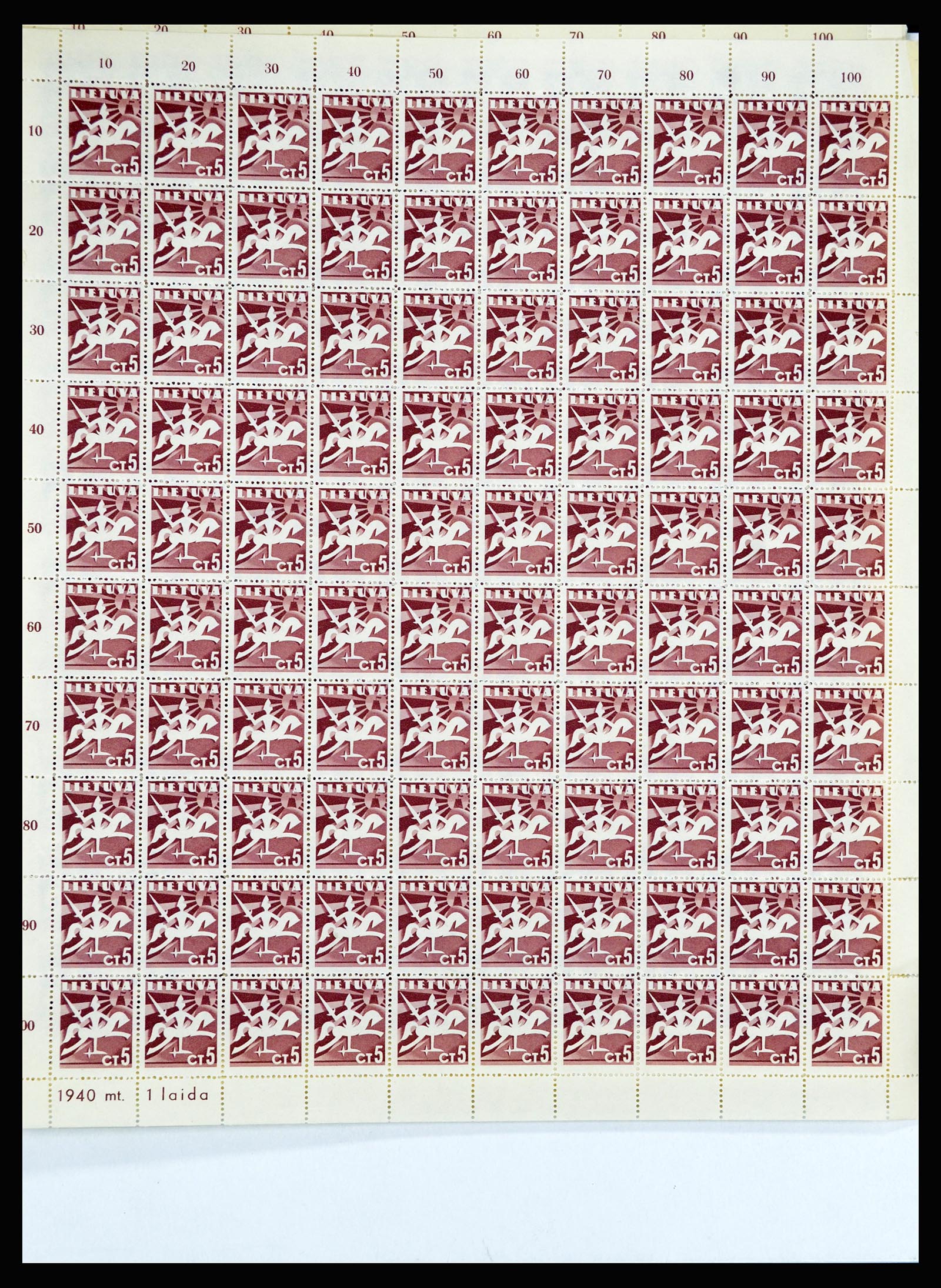 36881 021 - Stamp collection 36881 Baltic States 1919-1940.