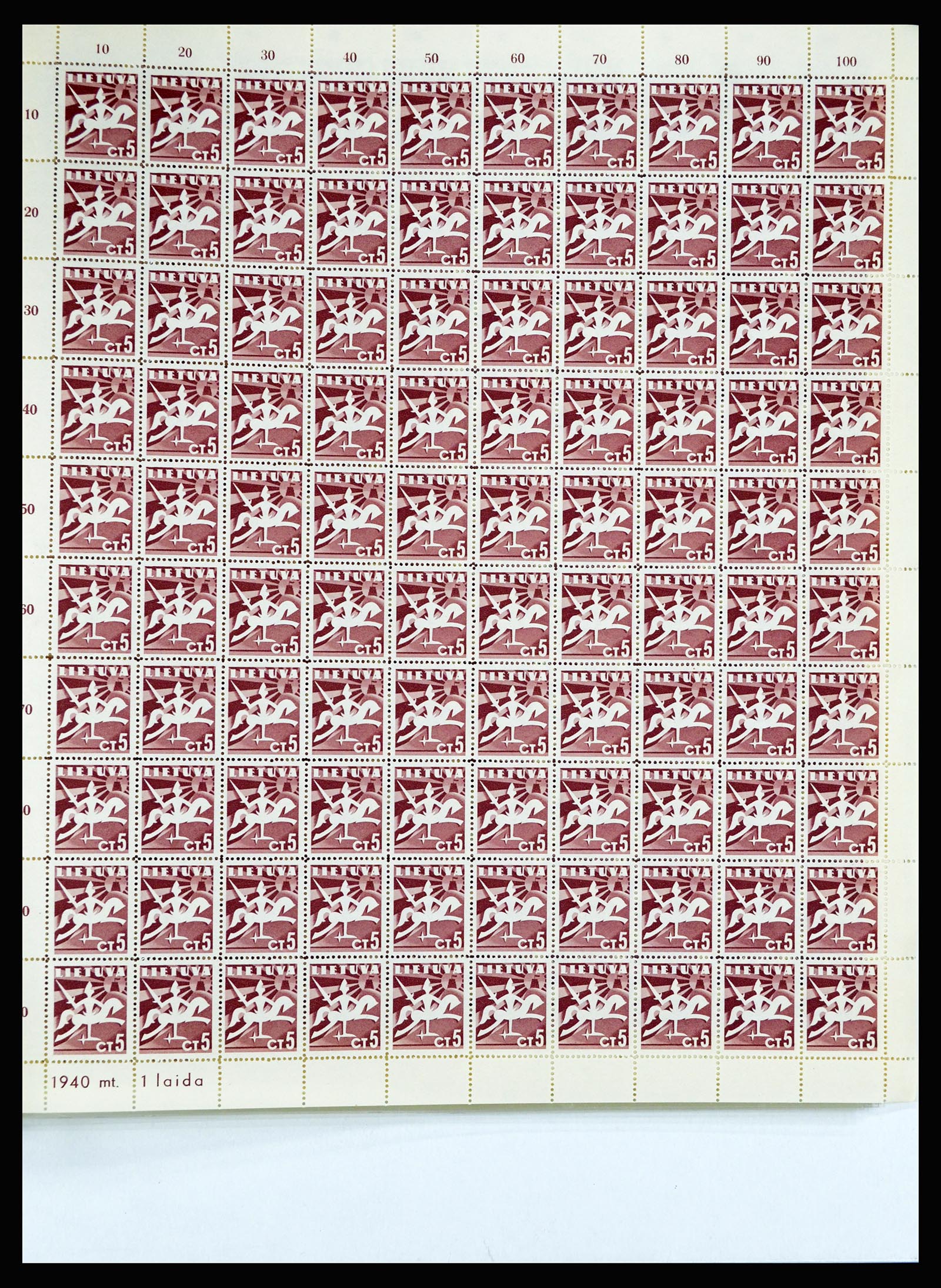 36881 024 - Stamp collection 36881 Baltic States 1919-1940.