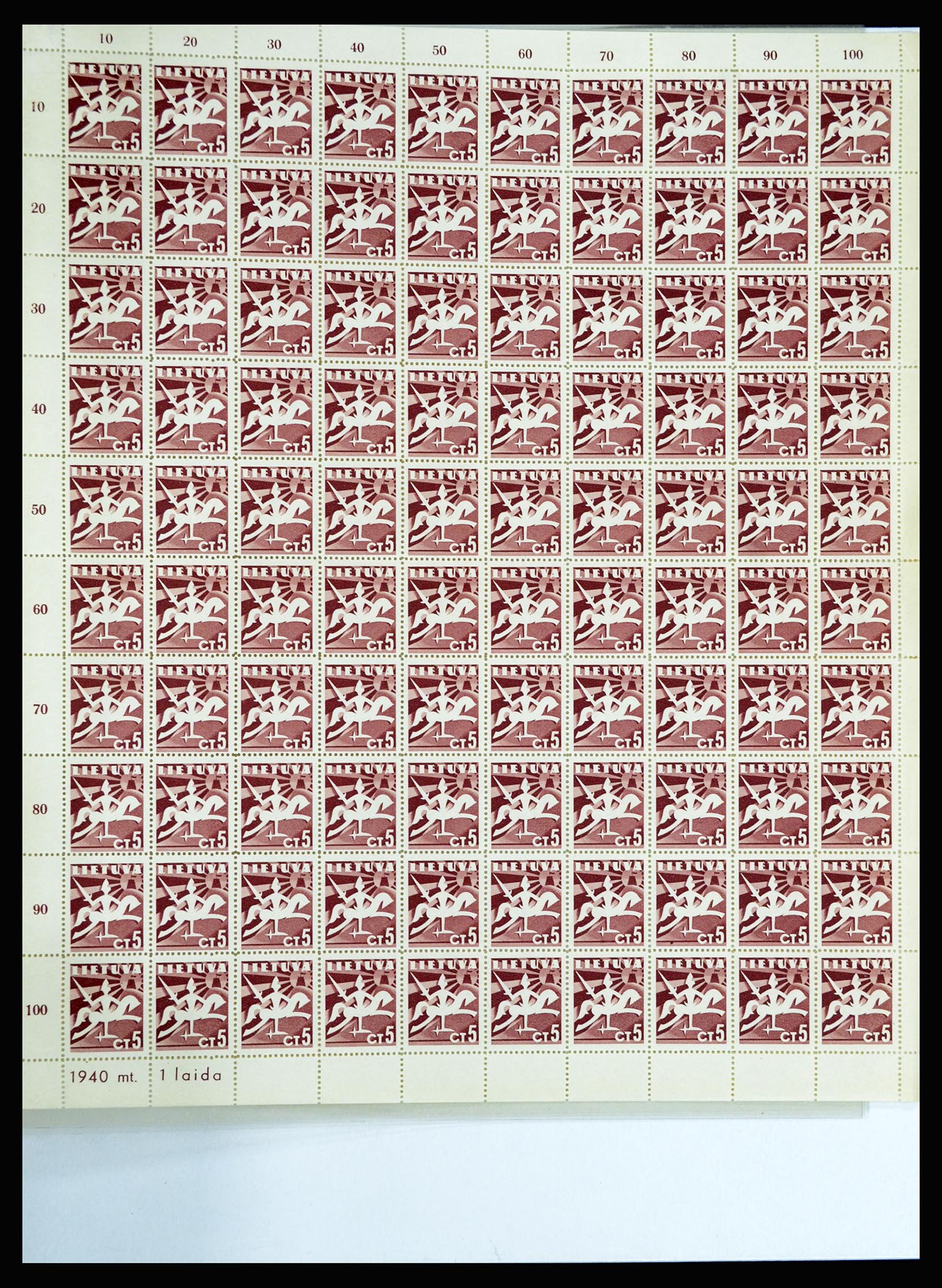 36881 032 - Stamp collection 36881 Baltic States 1919-1940.