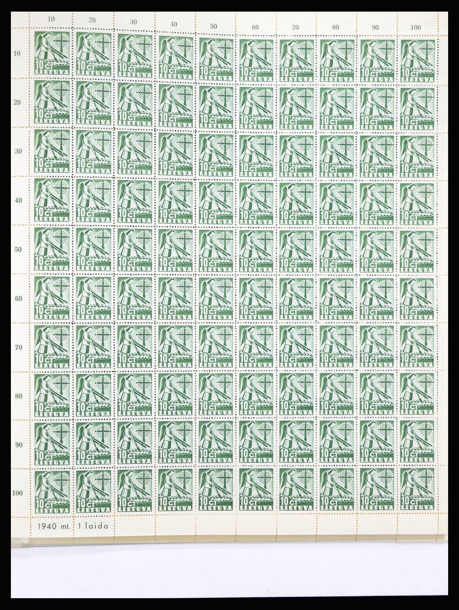 36881 041 - Stamp collection 36881 Baltic States 1919-1940.